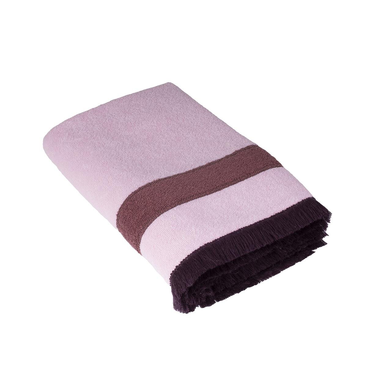 FRESH Frottee Towel with Fringes ice rose von farbenfreunde