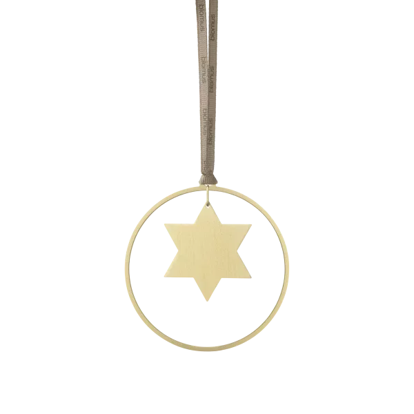 blomus 4er Set Weihnachtsschmuck -KITAI- Farbe Gold Form Sterne