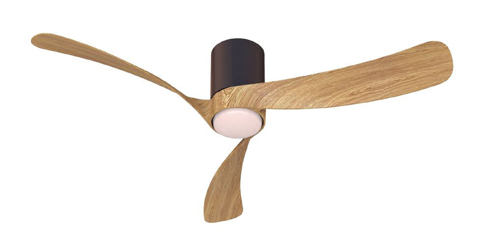 Mantra Nemo Deckenventilator mit LED Beleuchtung schwarz/holz