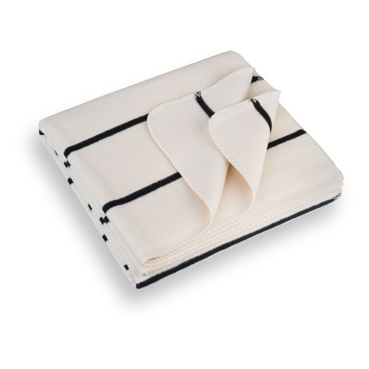 Riema Kuscheldecke JULE schwarz-natur