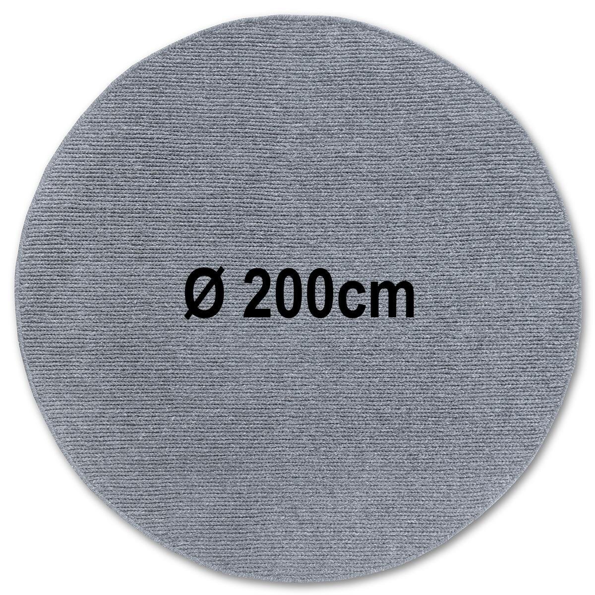 Villeroy & Boch Wollteppich Francois rund Silber Ø 200cm