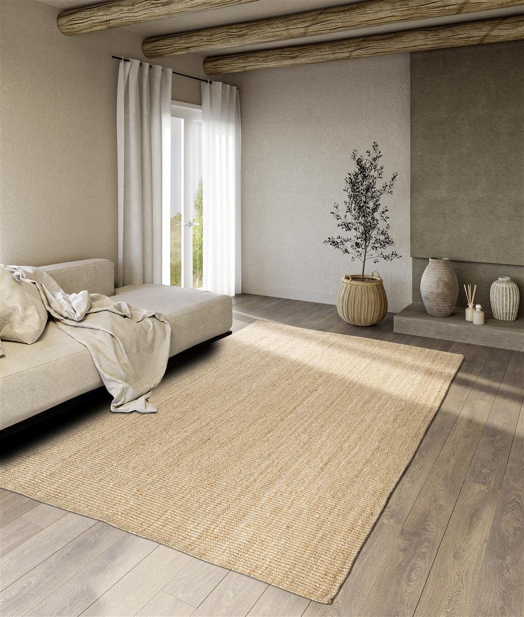 Villeroy & Boch Jute Teppich Rosalie Natur Gold