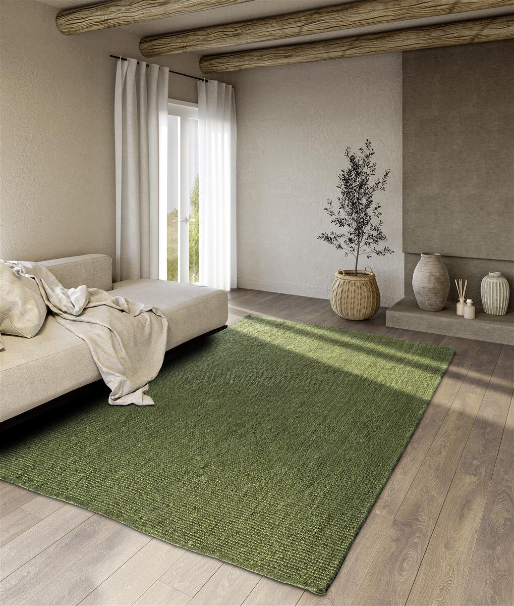 Villeroy & Boch Jute Teppich Rosalie Dschungelgrün
