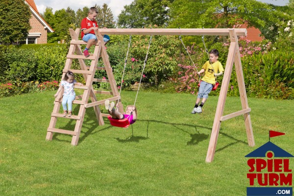 Schaukel / Doppelschaukel Natura 2.2 aus Lärchenholz