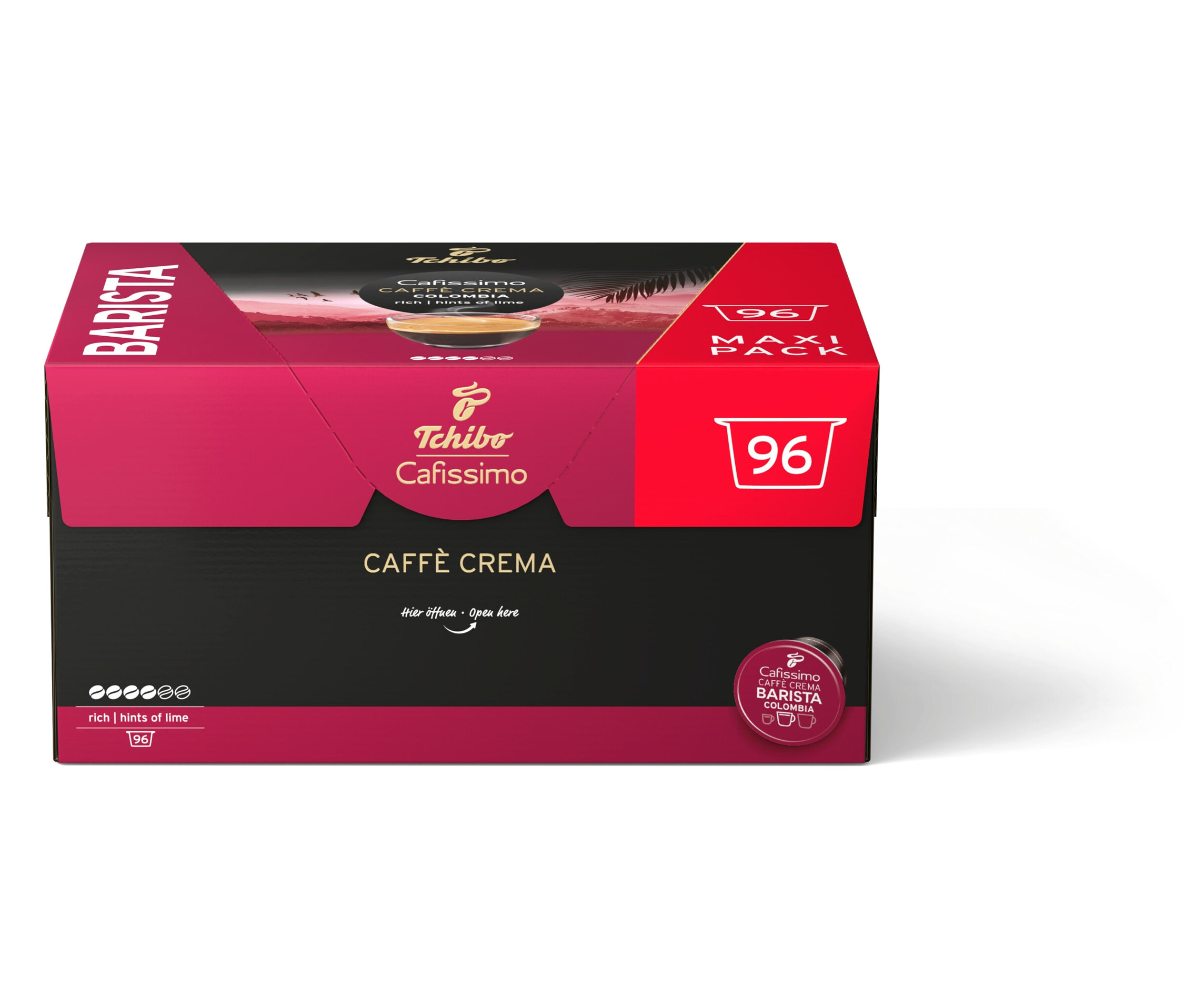 Cafissimo Barista Caffè Crema Colombia - 96 Kapseln 535550 - Intensität: 4/6