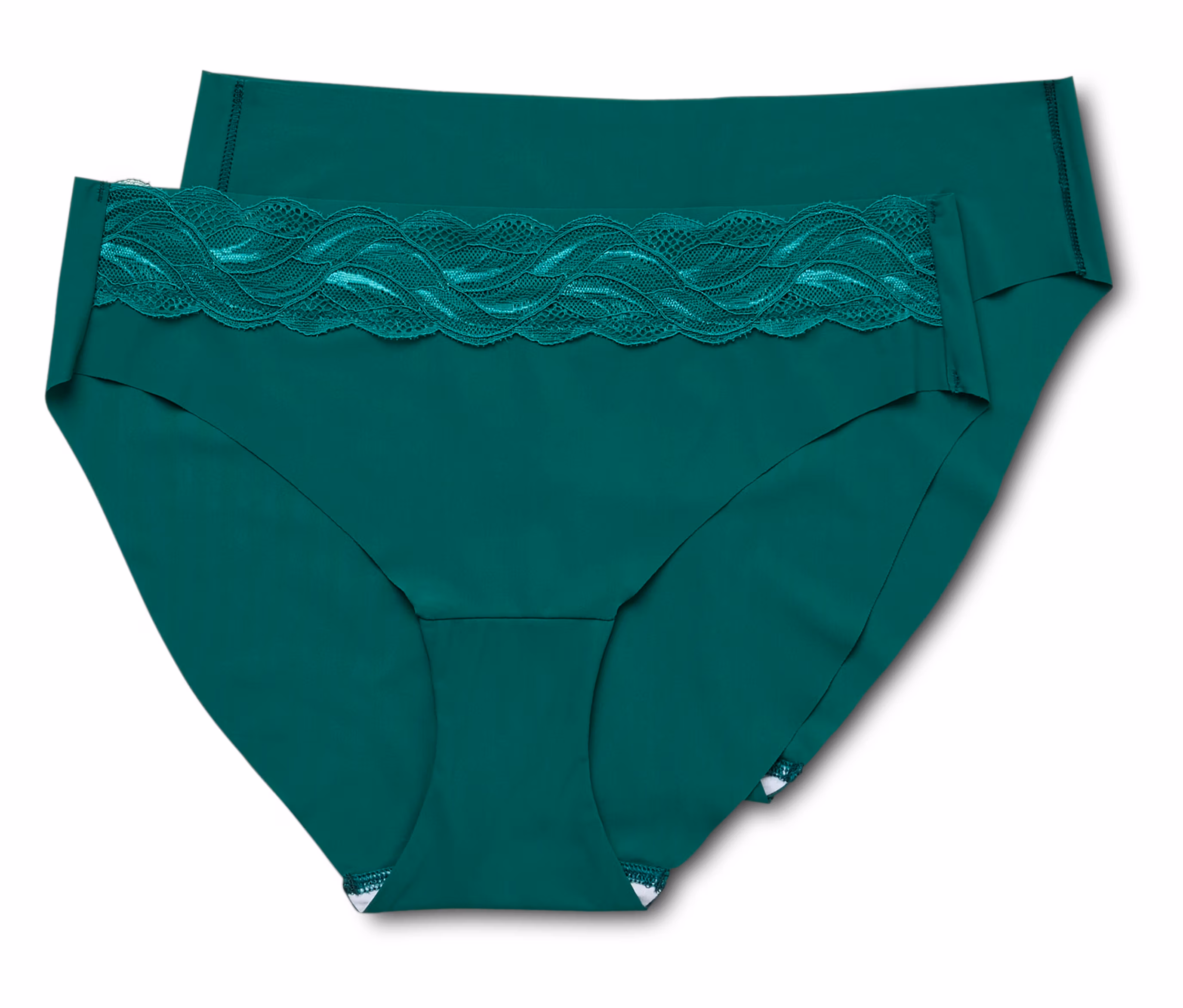 Tchibo - 2 Magic-Cut-Slips - Damen - Gr. XS - dunkelgrün