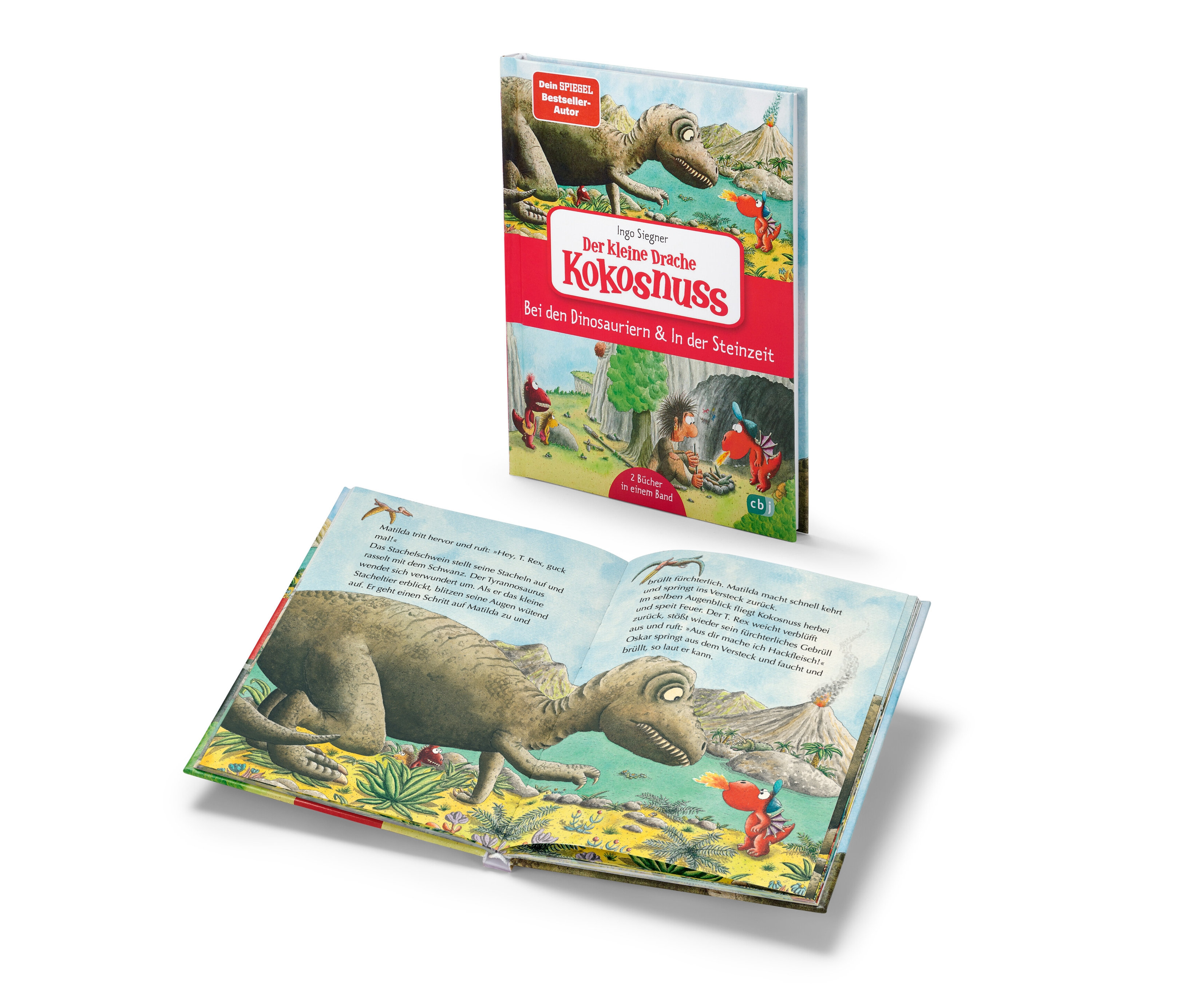 Tchibo - Buch: »Der kleine Drache Kokosnuss ‒ bei den Dinosauriern & In der Steinzeit«