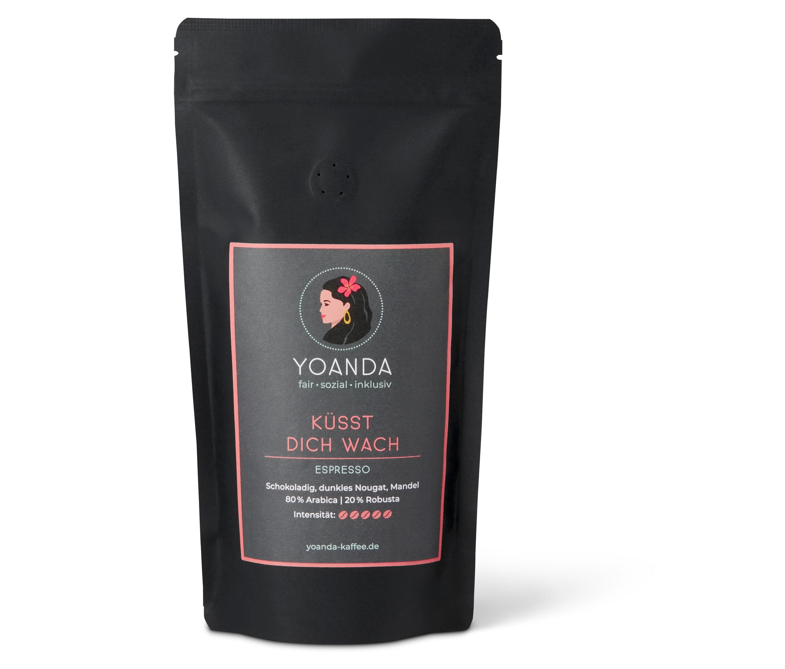 Yoanda - Küsst Dich Wach Espresso - 250 g Ganze Bohne - Intensität: 5/6