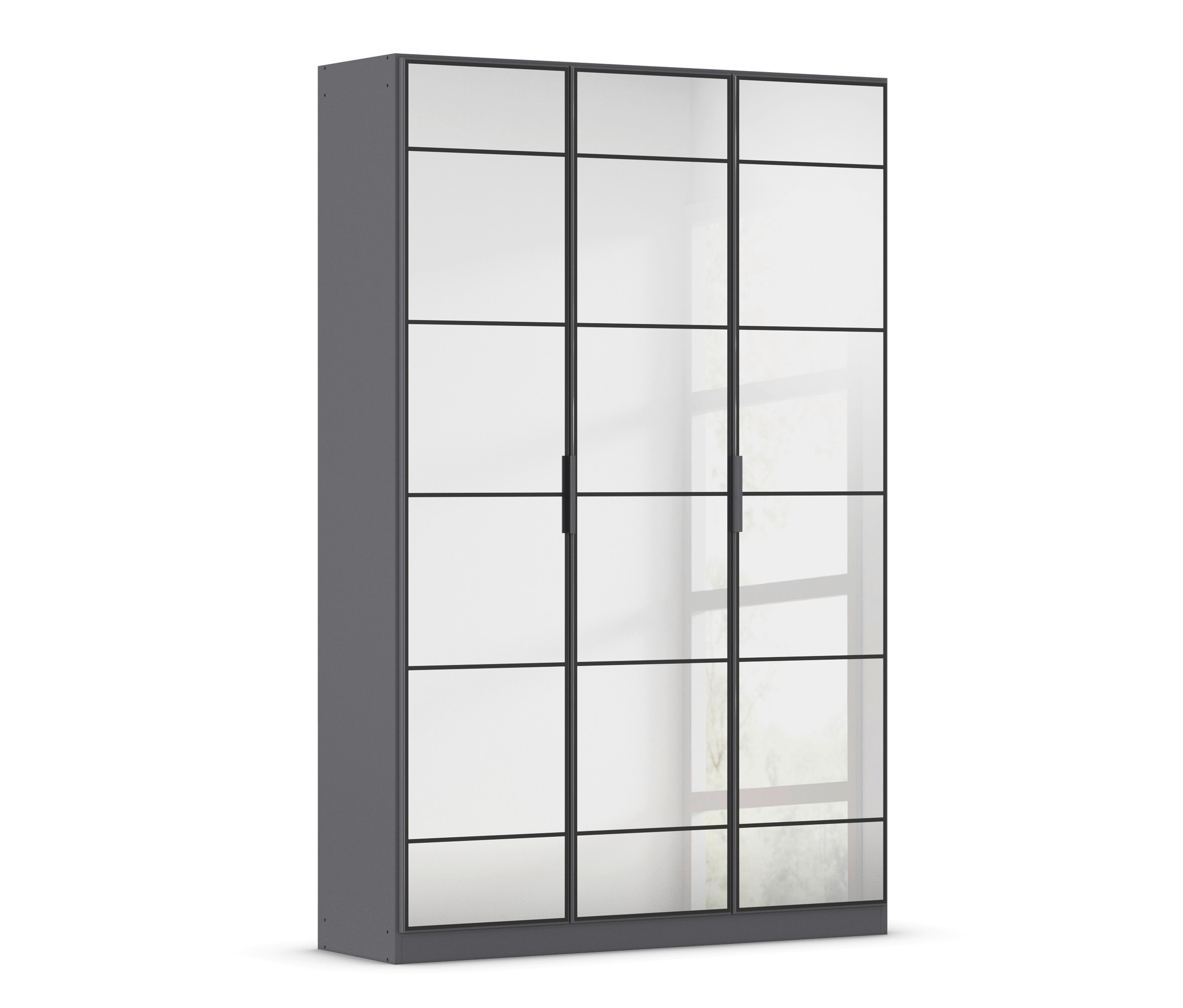 rauch Schrank »Acero« - 136x41x210cm - grau - Holz / Holz