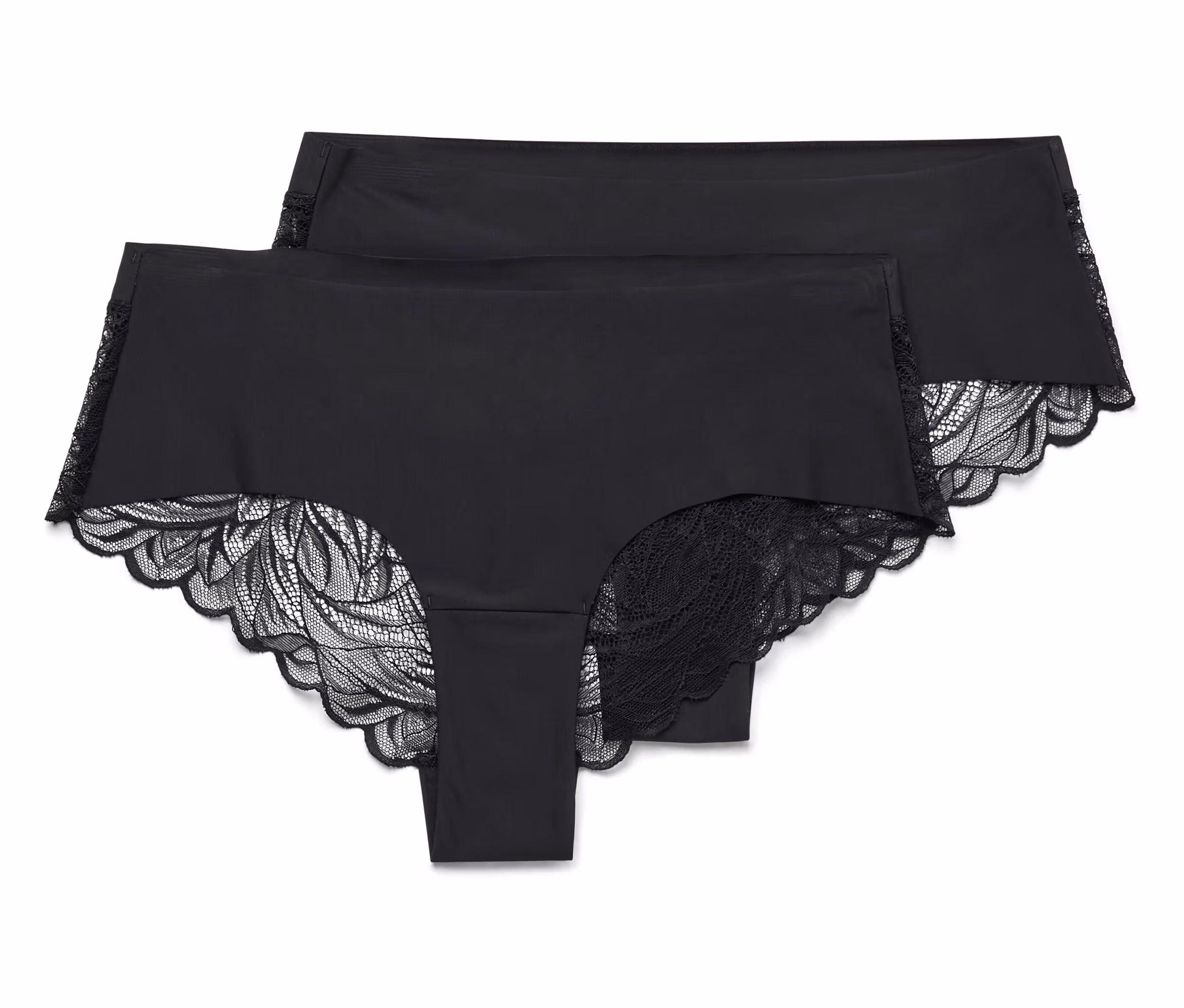 Tchibo - 2 Magic-Cut-Brazil-Slips - Damen - Gr. XS - schwarz