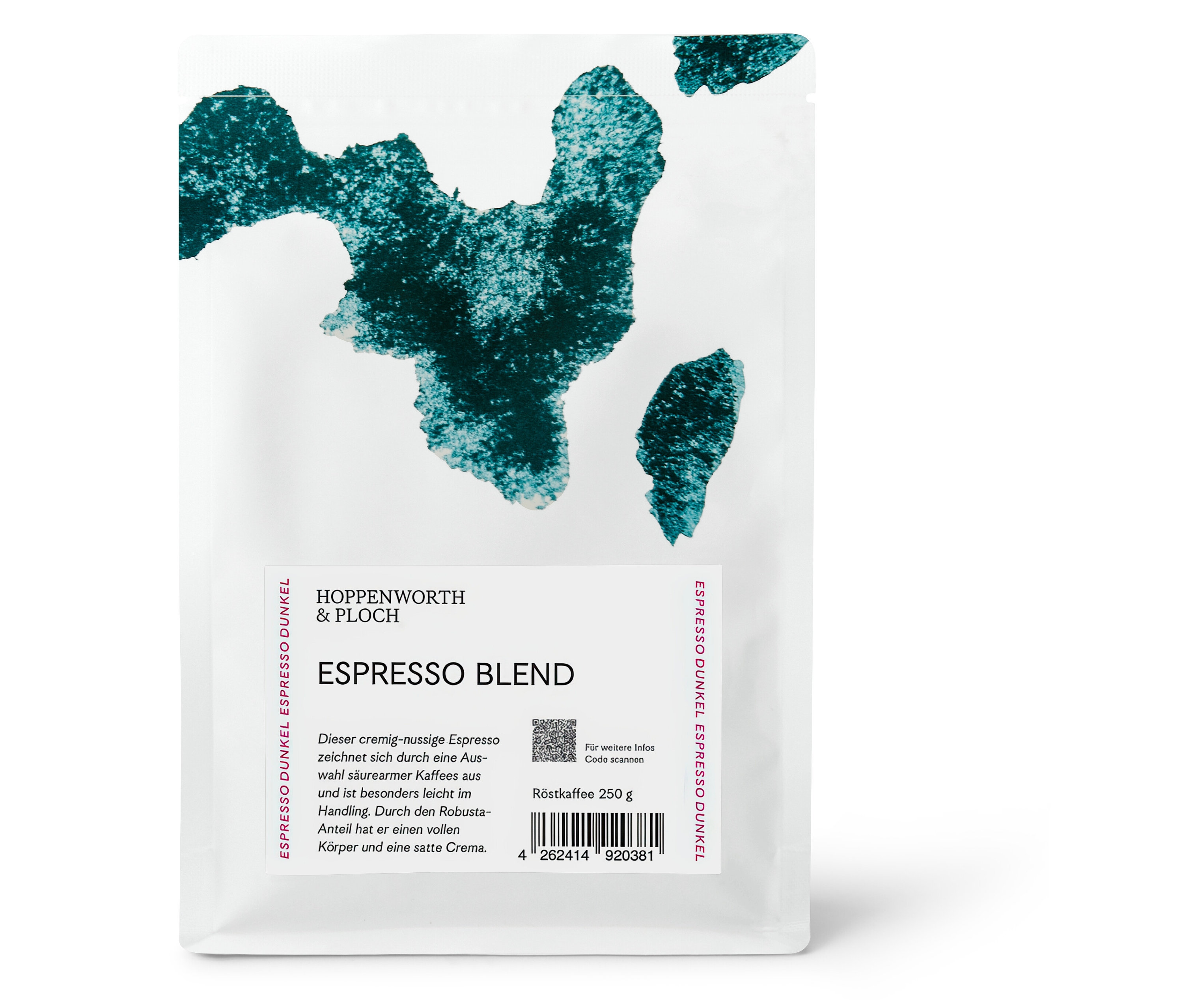 Hoppenworth & Ploch - Espresso Blend - 250 g Ganze Bohne - Intensität: 4/6