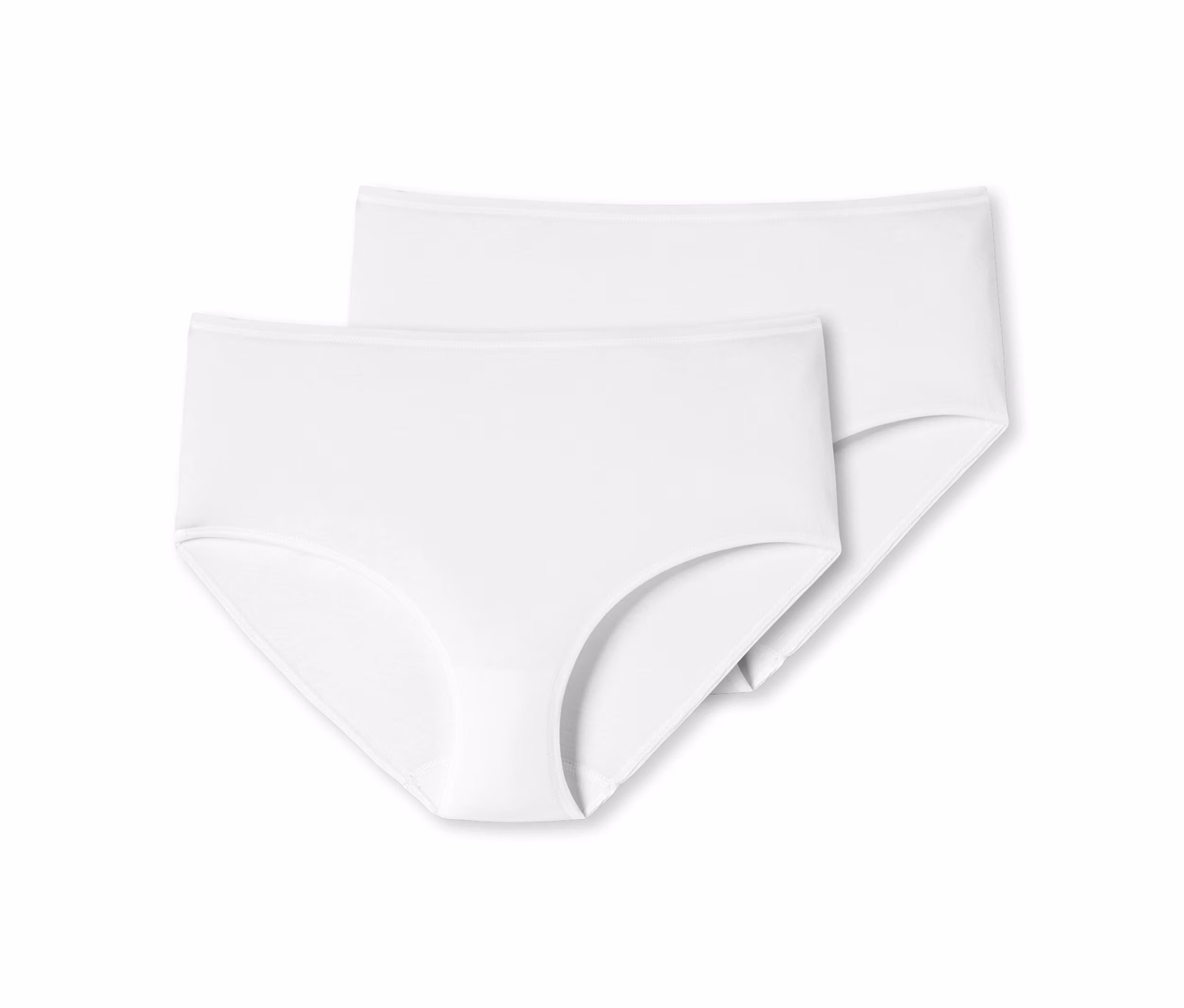 2 Schiesser Midi-Slips - Damen - Gr. 36 - weiß