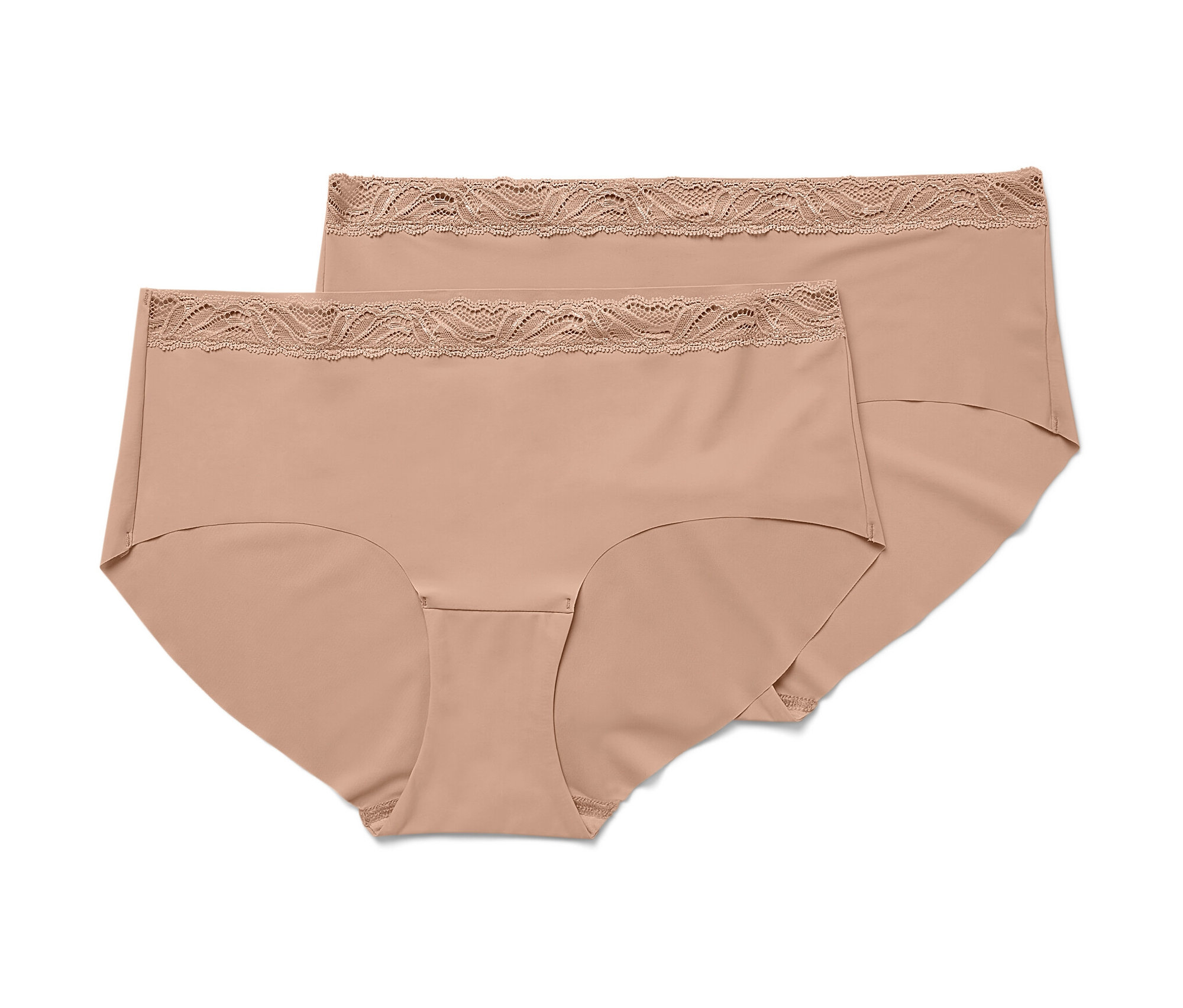 Tchibo - 2 Magic-Cut-Slips - Damen - Gr. S - beige