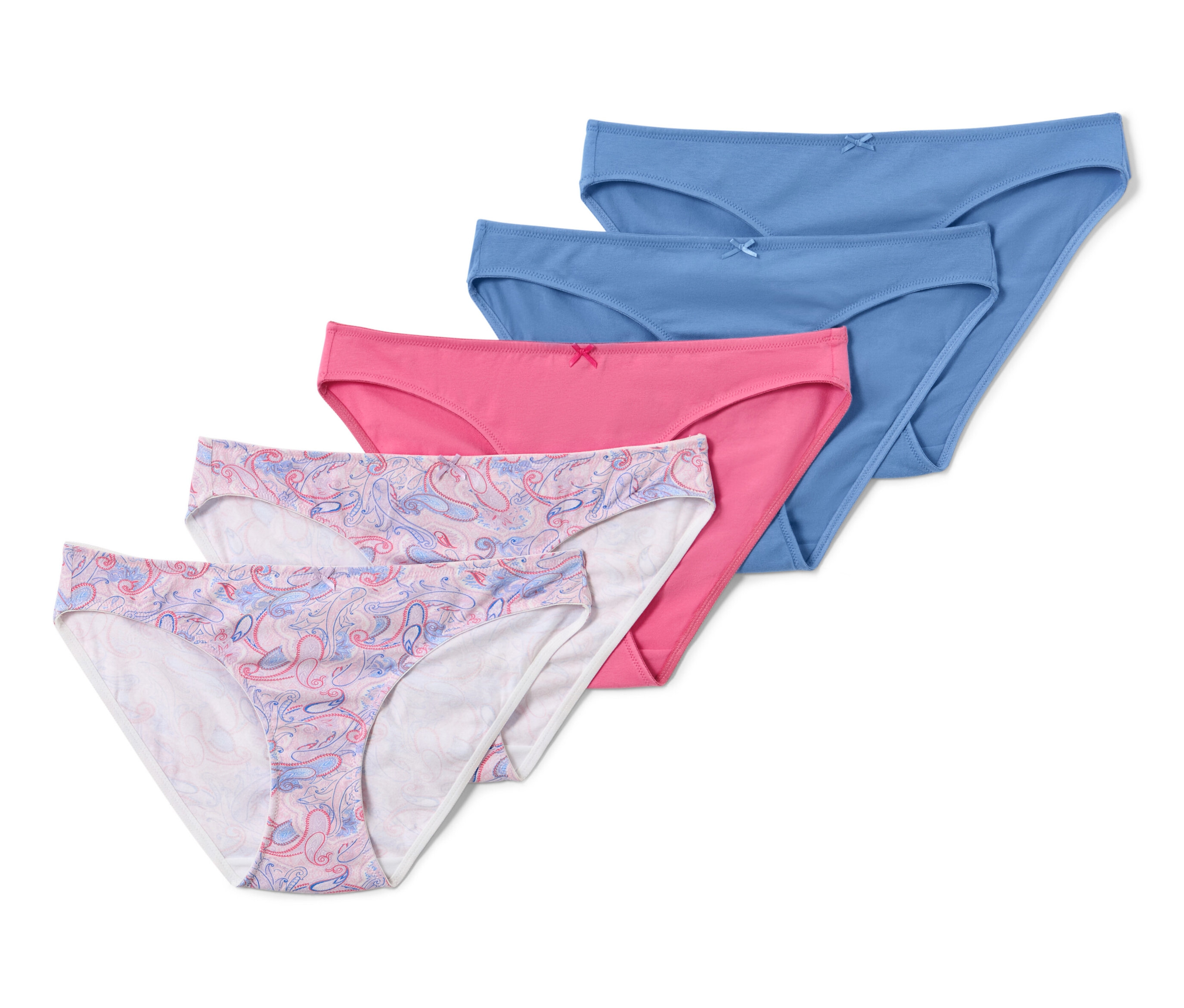 Tchibo - 5 Slips - Damen - Gr. S - hellblau