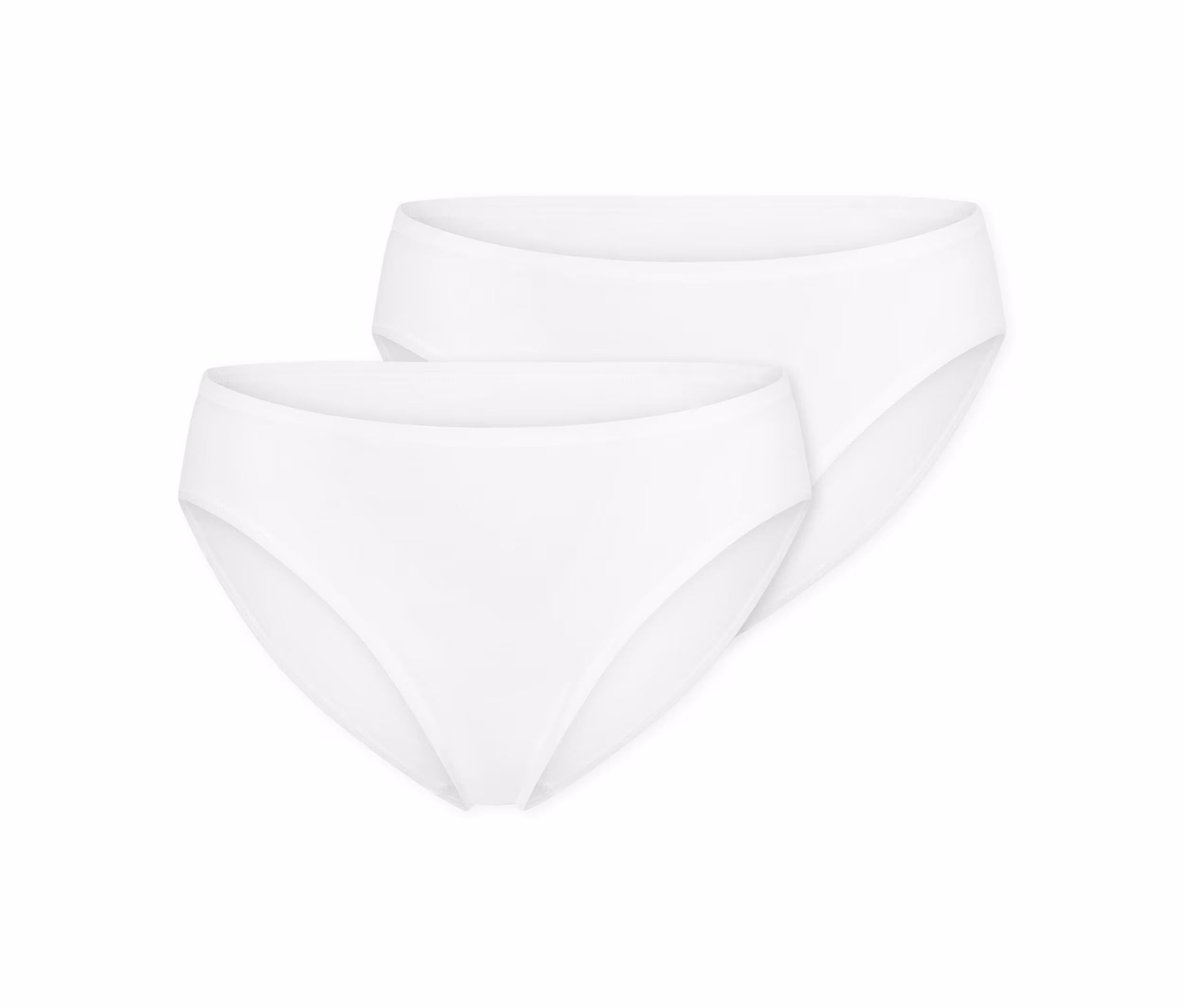 2 Schiesser Tai-Slips - Damen - Gr. 36 - weiß