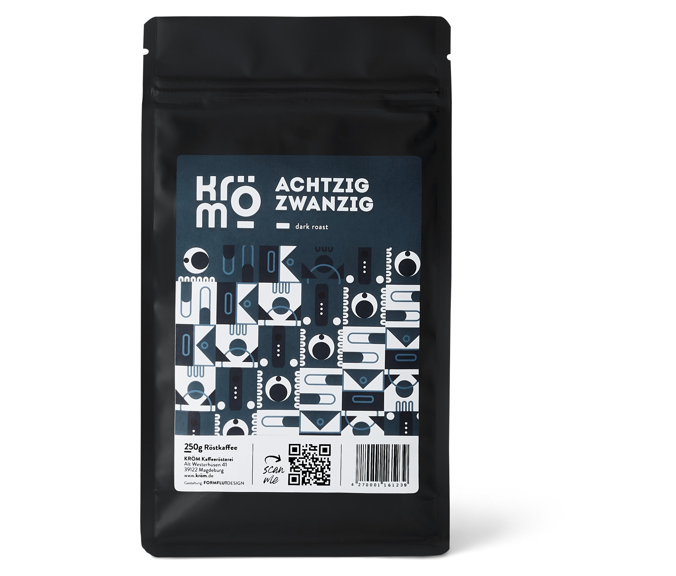Kröm - Achzig zwanzig Espresso - 250 g Ganze Bohne - Intensität: 5/6