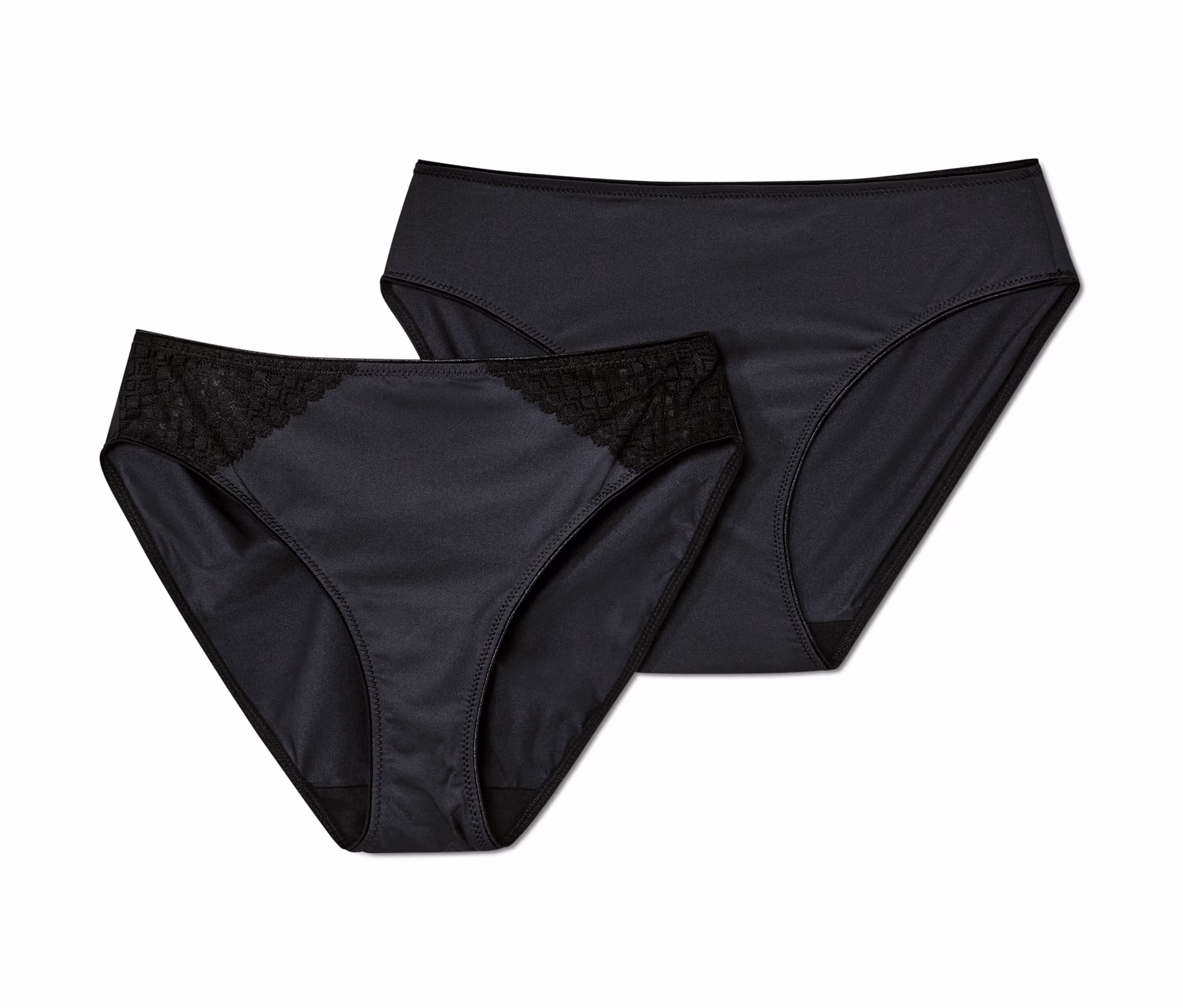 Tchibo - 2 Slips - Damen - Gr. S - schwarz