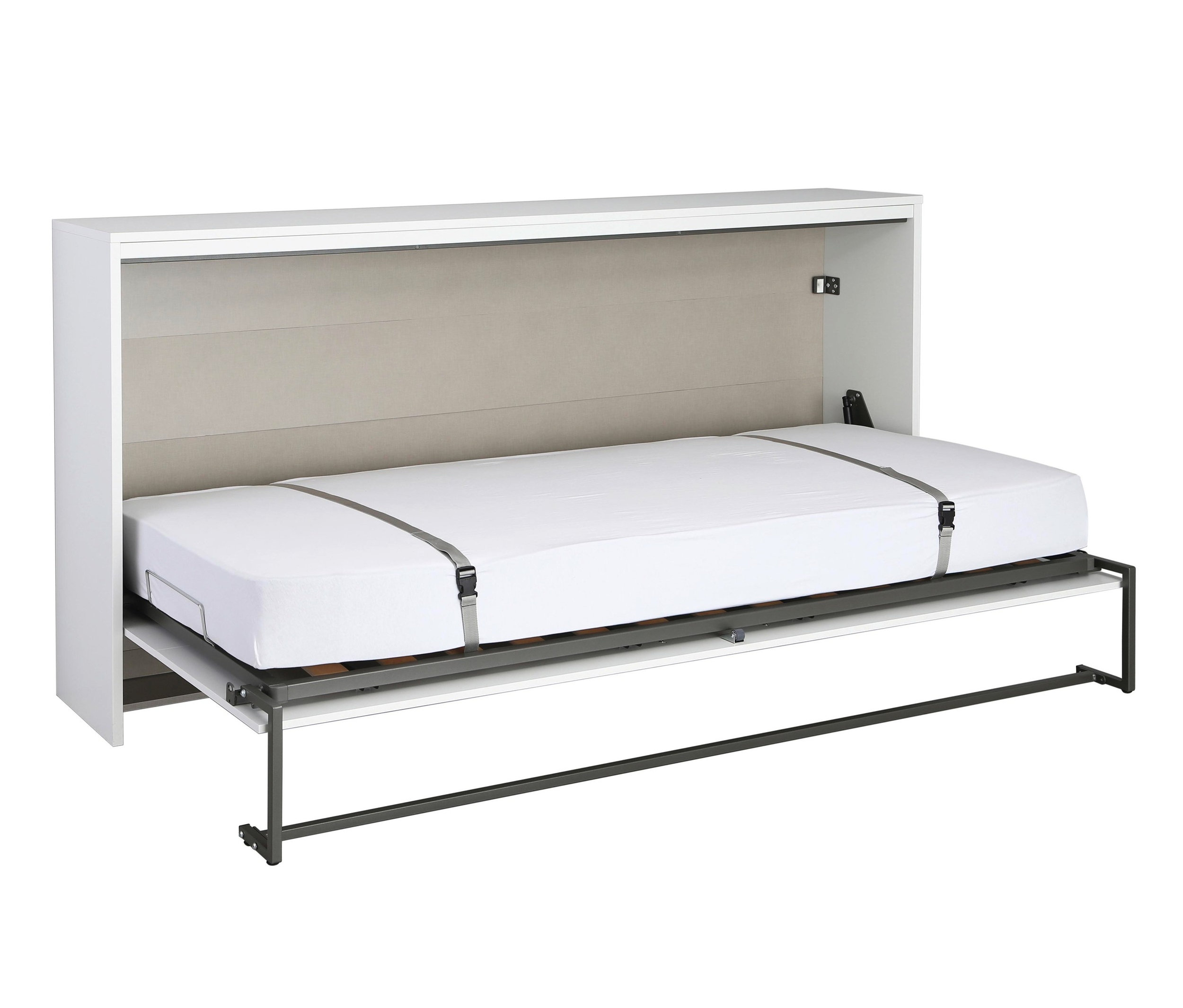 rauch Querklappbett »Albero« - 214x115x115cm - weiß - Holz / Holz