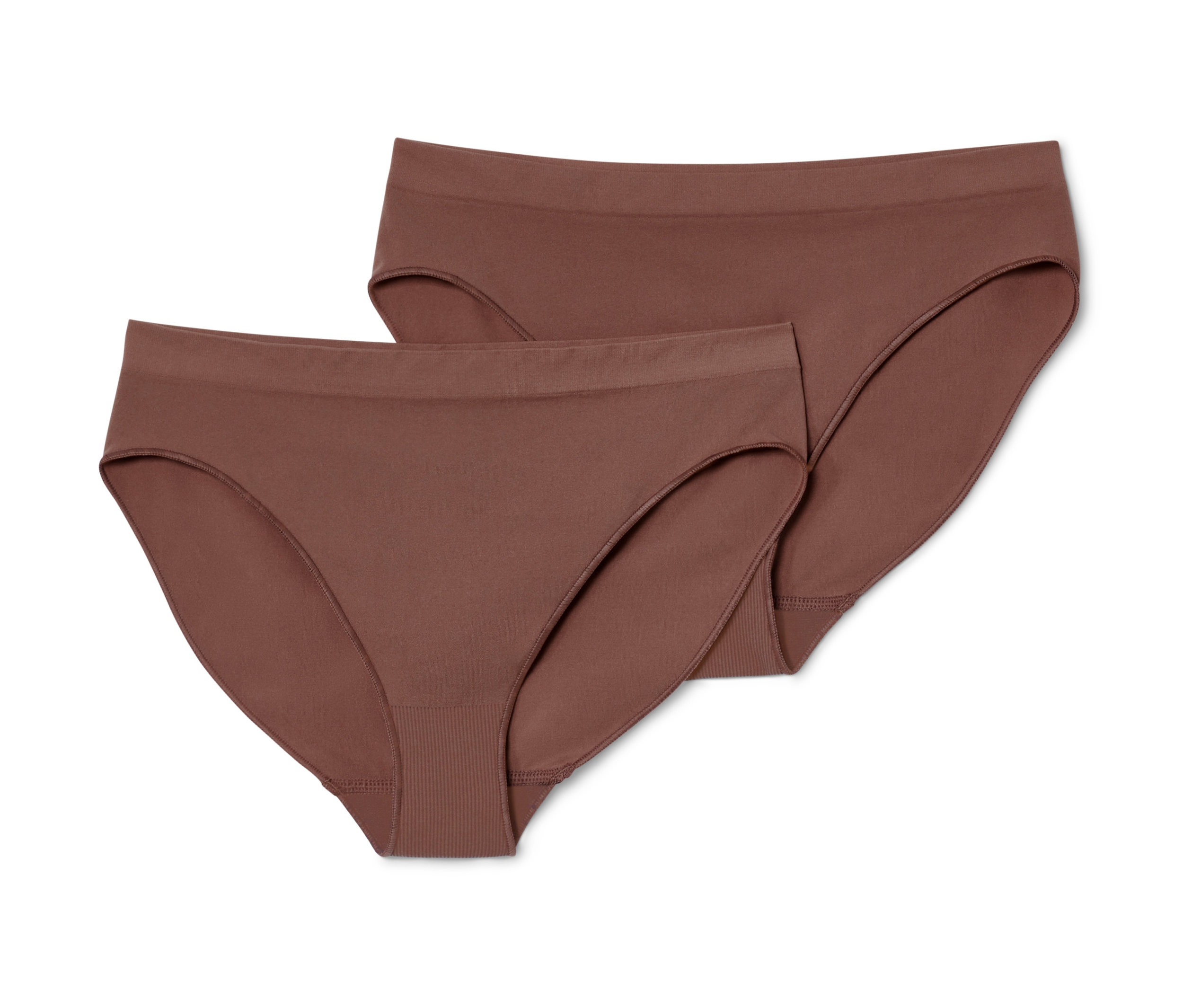 Tchibo - 2 Seamless Slips - Damen - Gr. S - braun