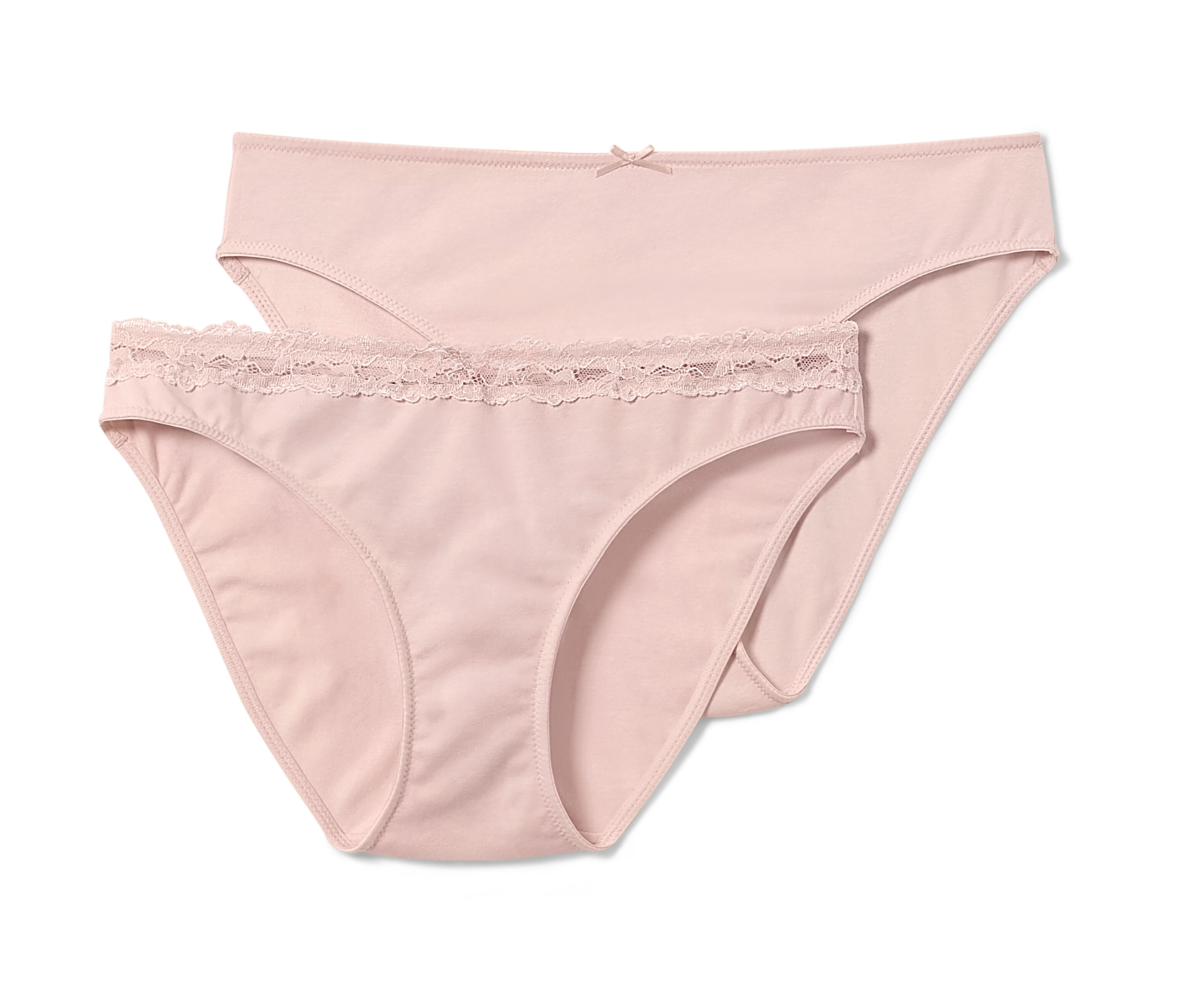 Tchibo - 2 Slips - Damen - Gr. S - rosé