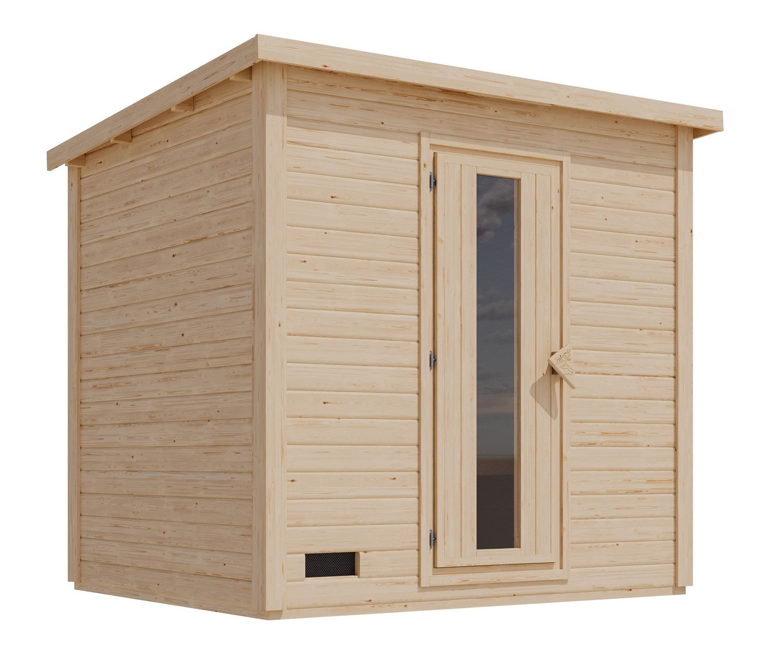 Karibu Saunahaus »Elli 3« - grau