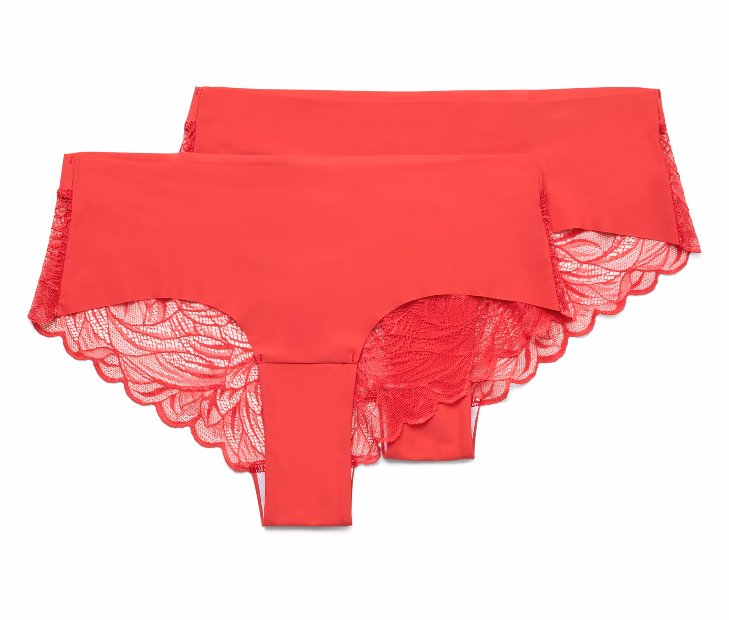 Tchibo - 2 Magic-Cut-Brazil-Slips - Damen - Gr. XS - rot