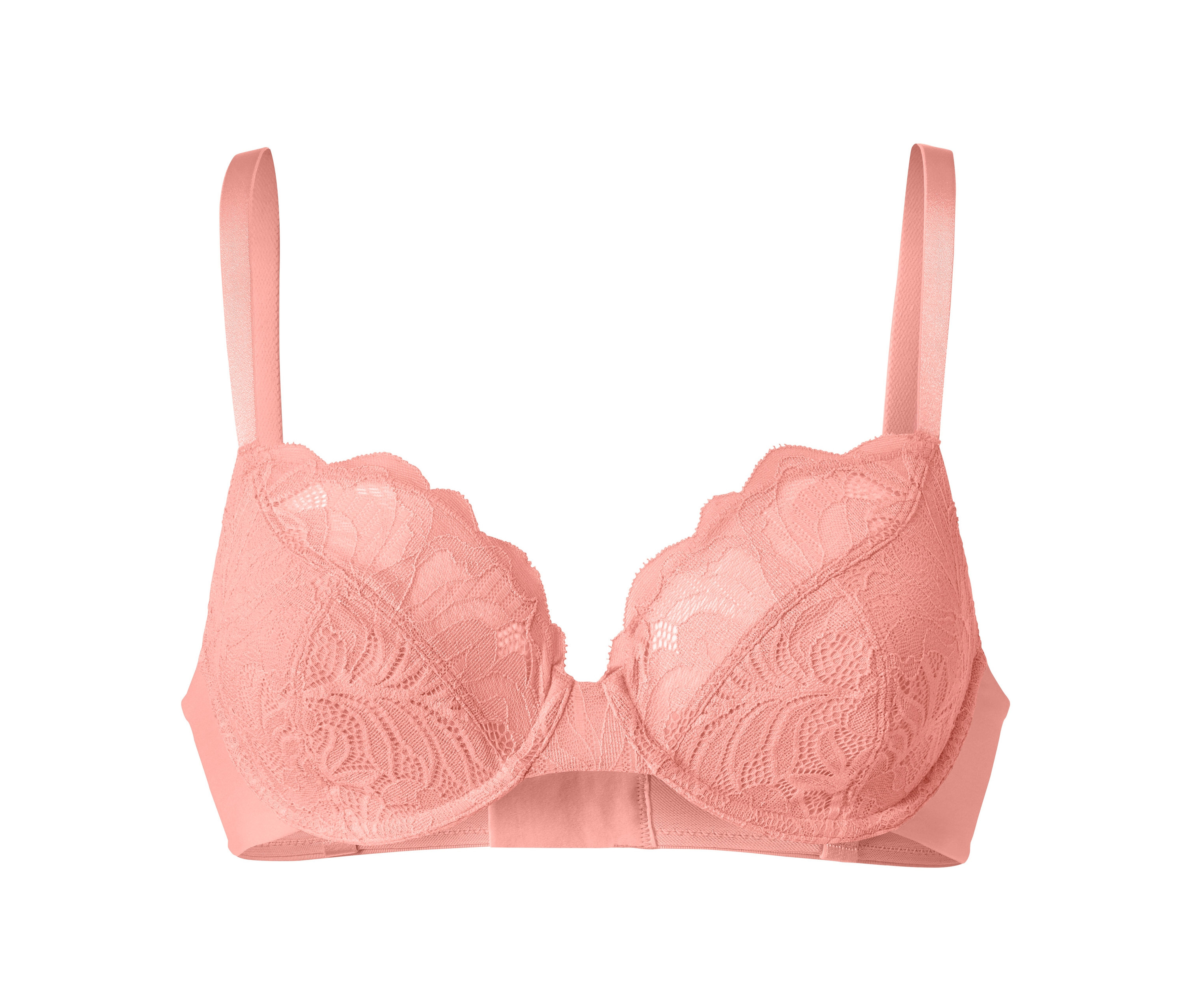 Tchibo - Bügel-BH mit Spitze - Damen - Gr. 85B - apricot