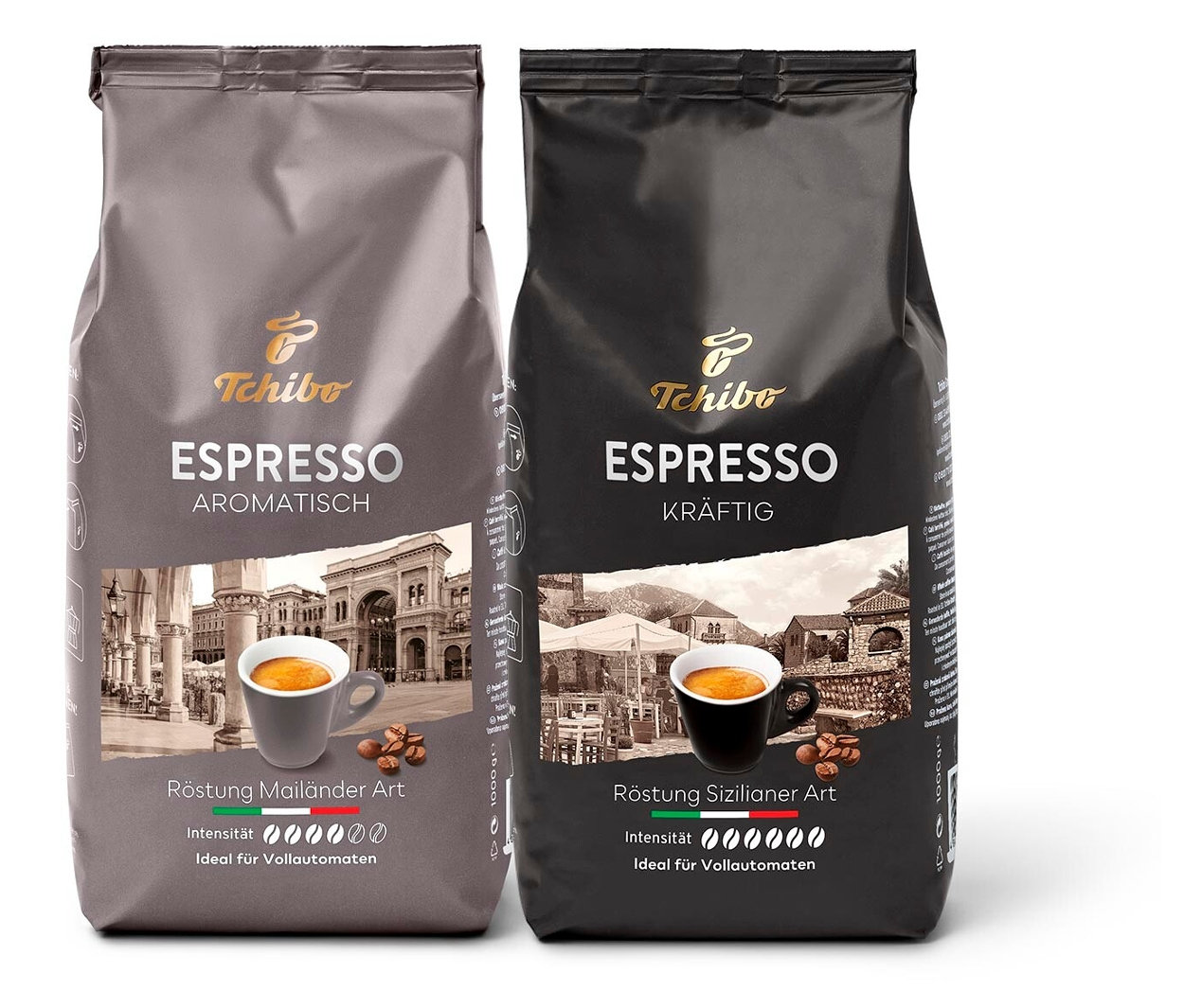 Tchibo - Espresso Bestseller-Set - 2 x 1 kg Ganze Bohne