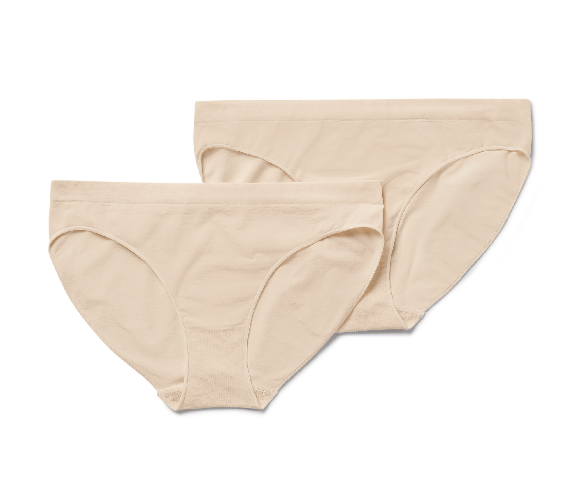 Tchibo - 2 Seamless-Slips - Damen - Gr. S - creme