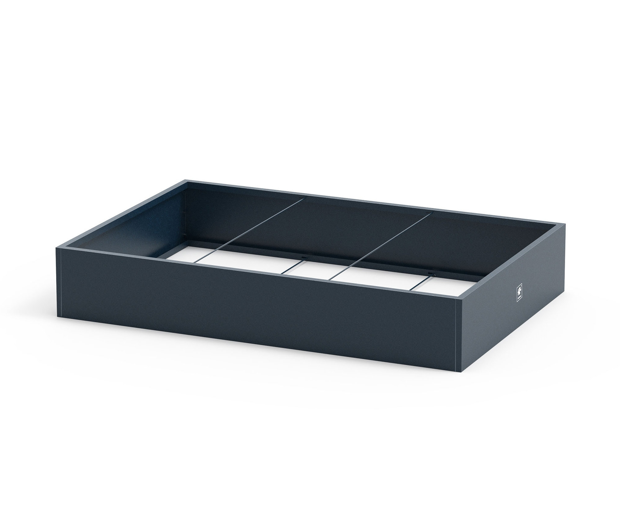 Herstera Garden Pflanzkasten »Edge« - 150x100x25cm - anthrazit - Stahl