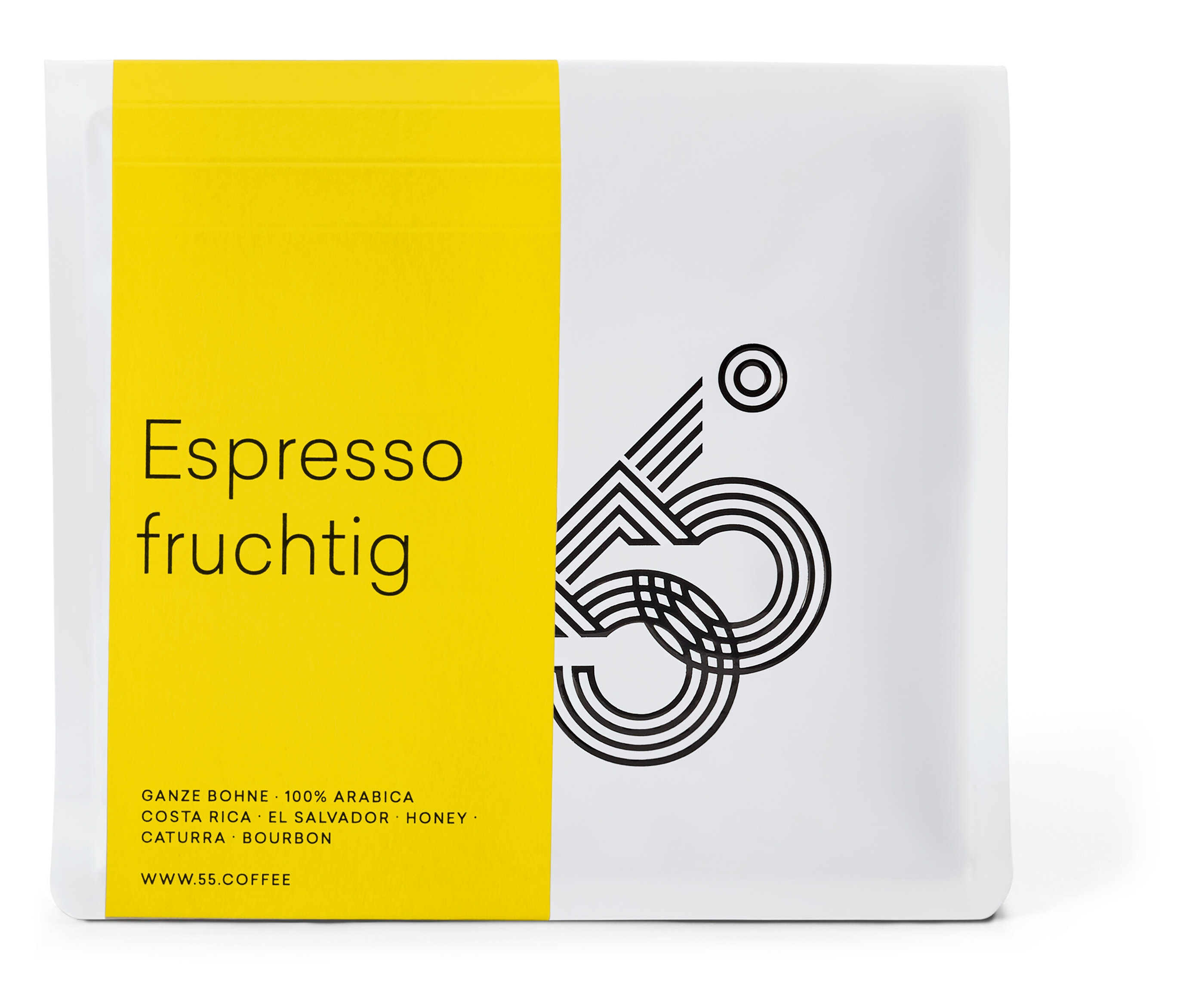 55 Degrees – Espresso fruchtig - 250 g Ganze Bohne - Intensität: 4/6