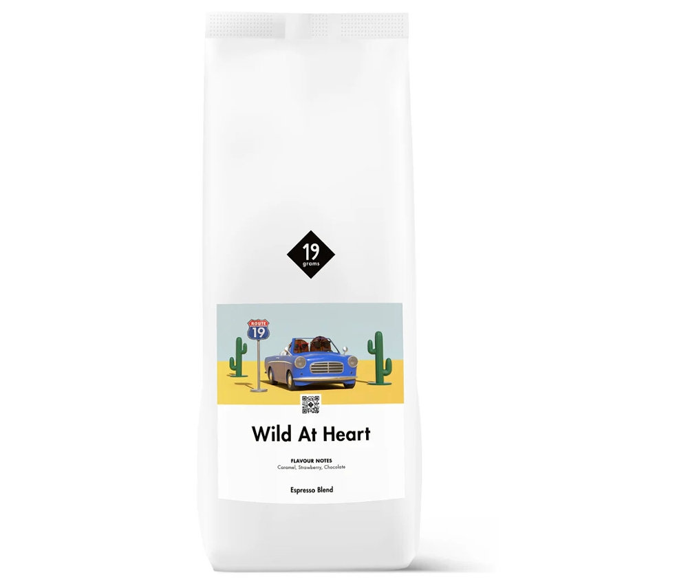19grams – Wild at Heart Espresso - 1 kg Ganze Bohne - Intensität: 4/6