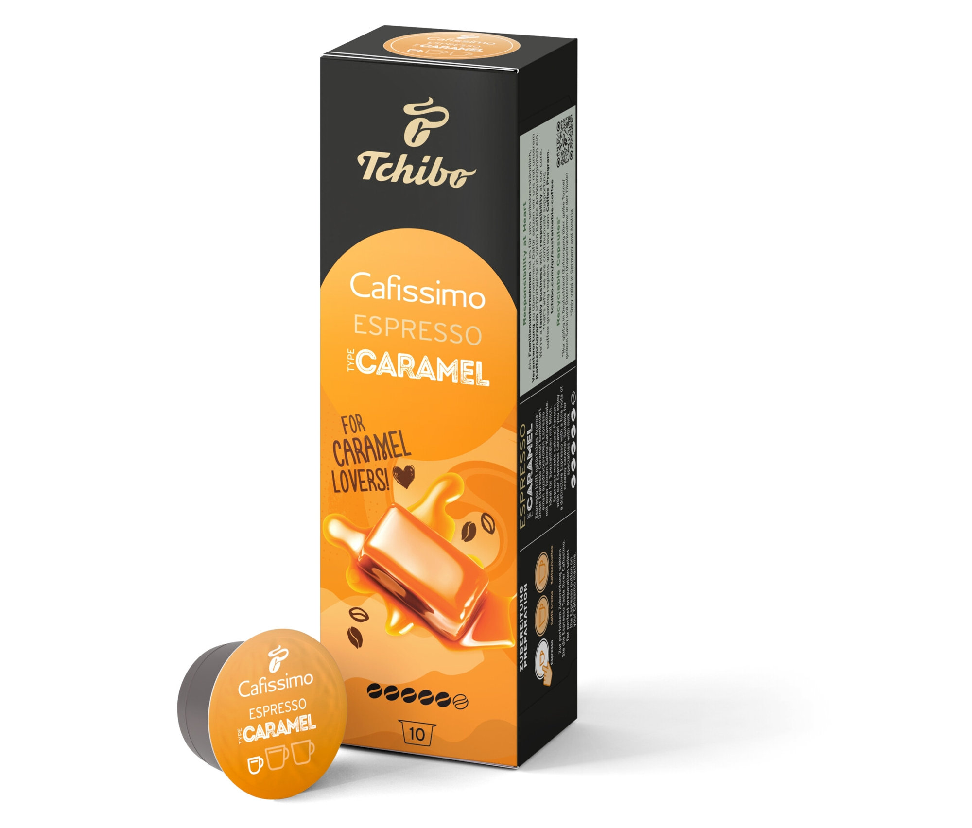 Cafissimo Flavoured Edition – Espresso Caramel - 10 Kapseln - Intensität: 5/6