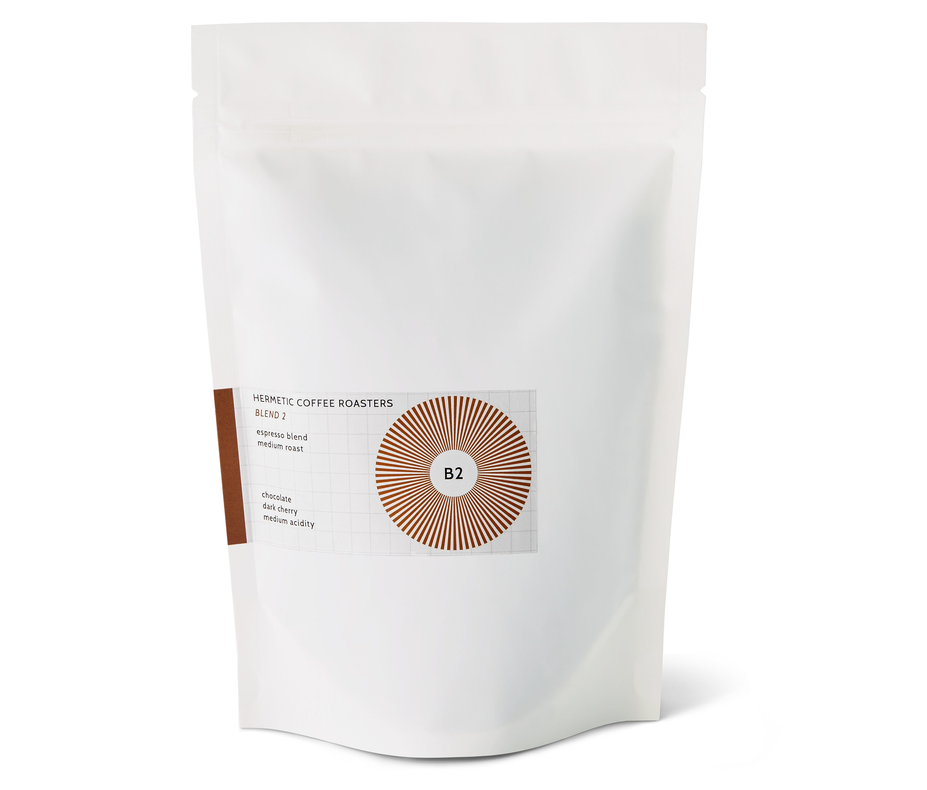 Hermetic - B2 - Blend Espresso - 250 g Ganze Bohne - Intensität: 3/6