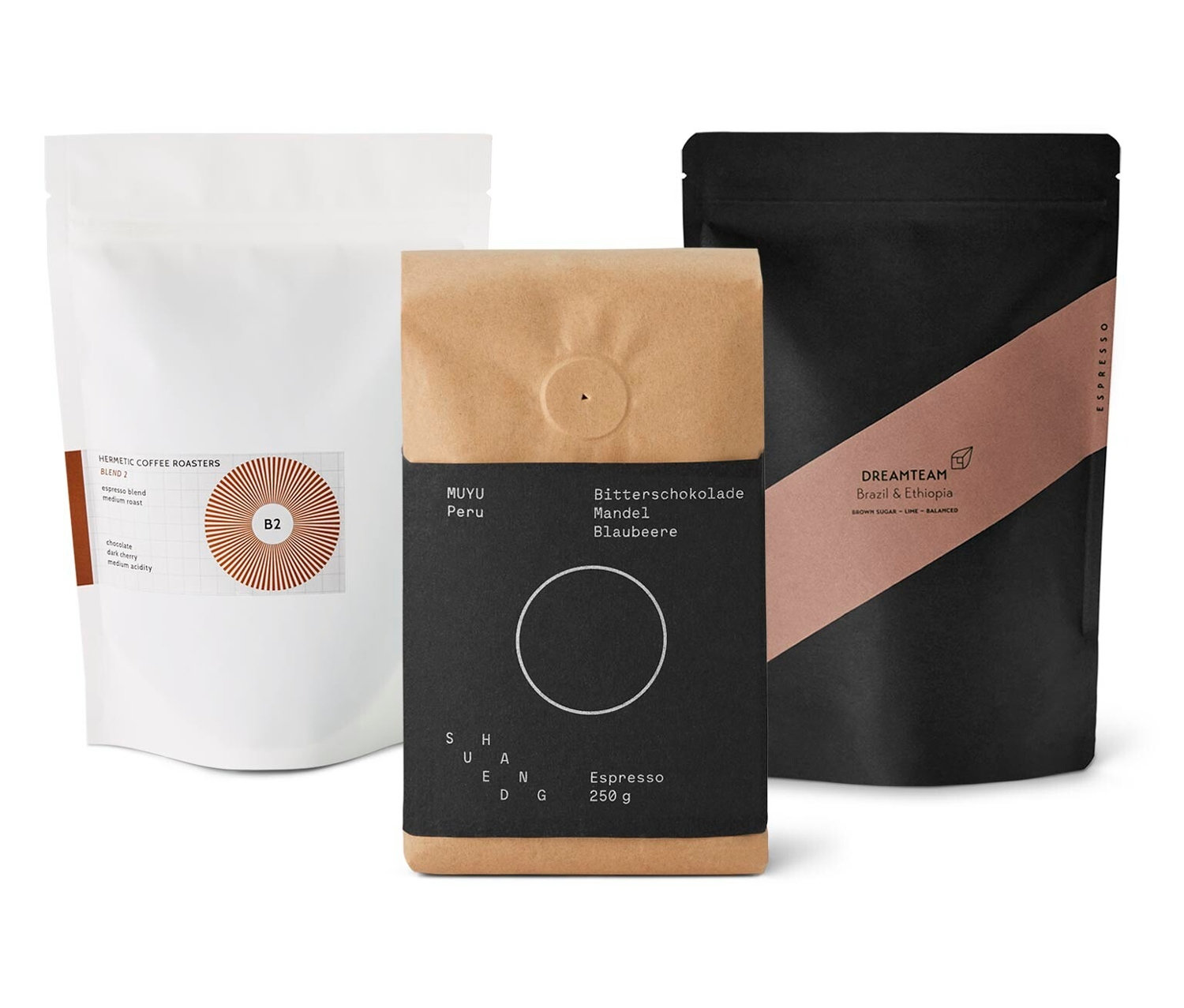 Tchibo - Espresso Probierpaket 'Premium Kaffeeset' - 3x 250 g Ganze Bohne