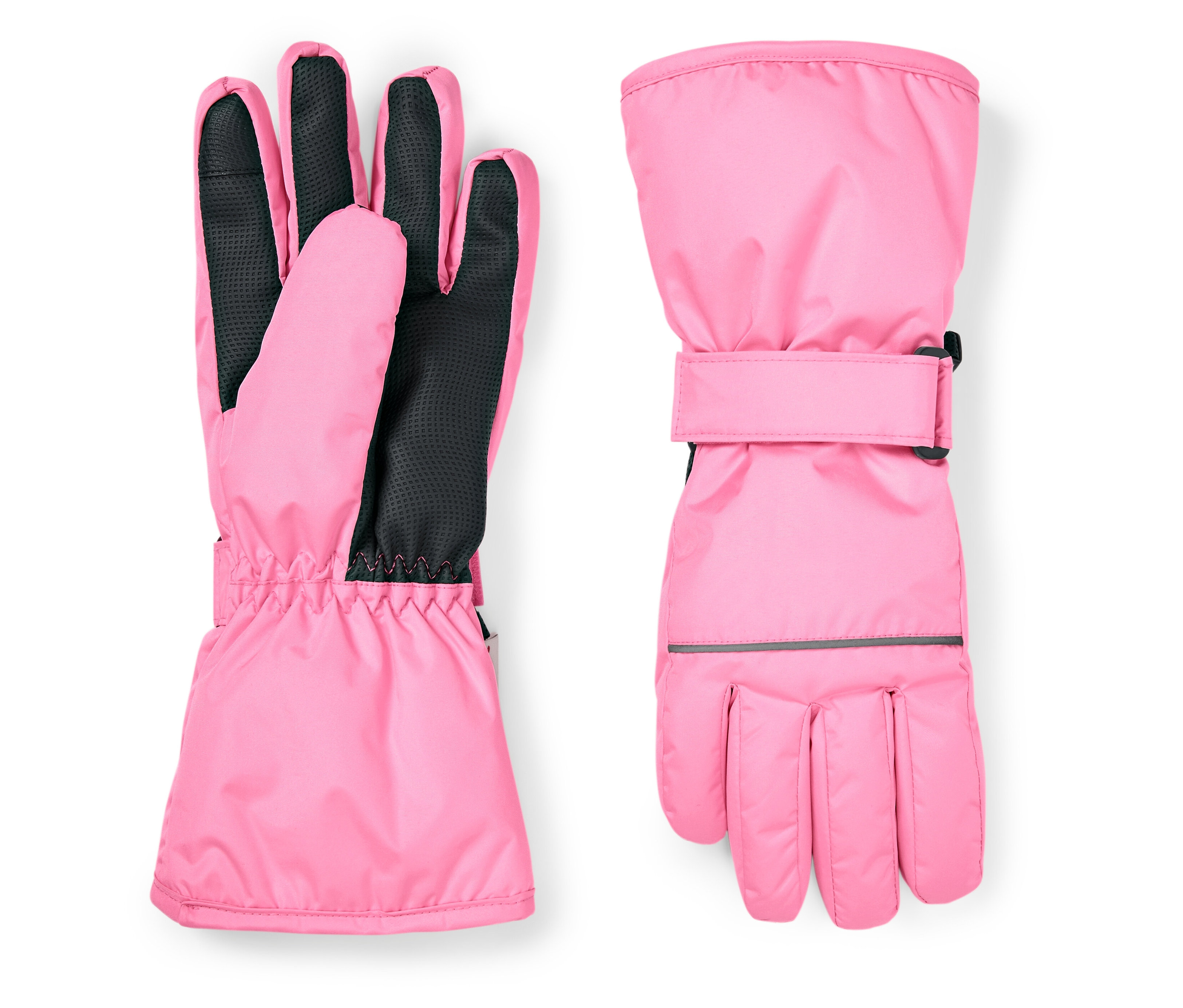 Tchibo - Kinder-Ski-und-Winterhandschuhe - Mädchen - Gr. 122/128 - schwarz
