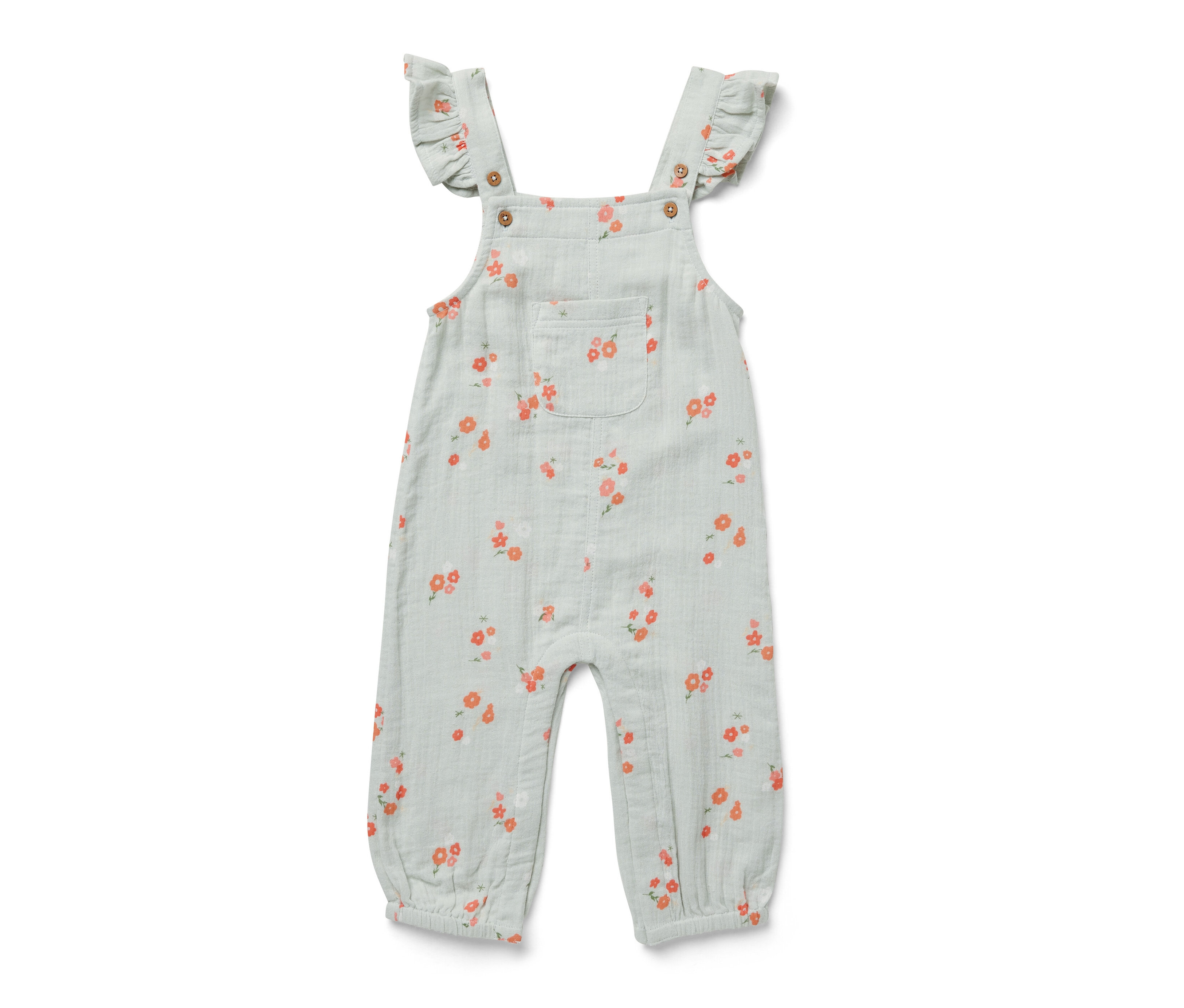 Tchibo - Kinder-Musselin-Strampler - Baby - Gr. 74/80 - mehrfarbig/geblümt