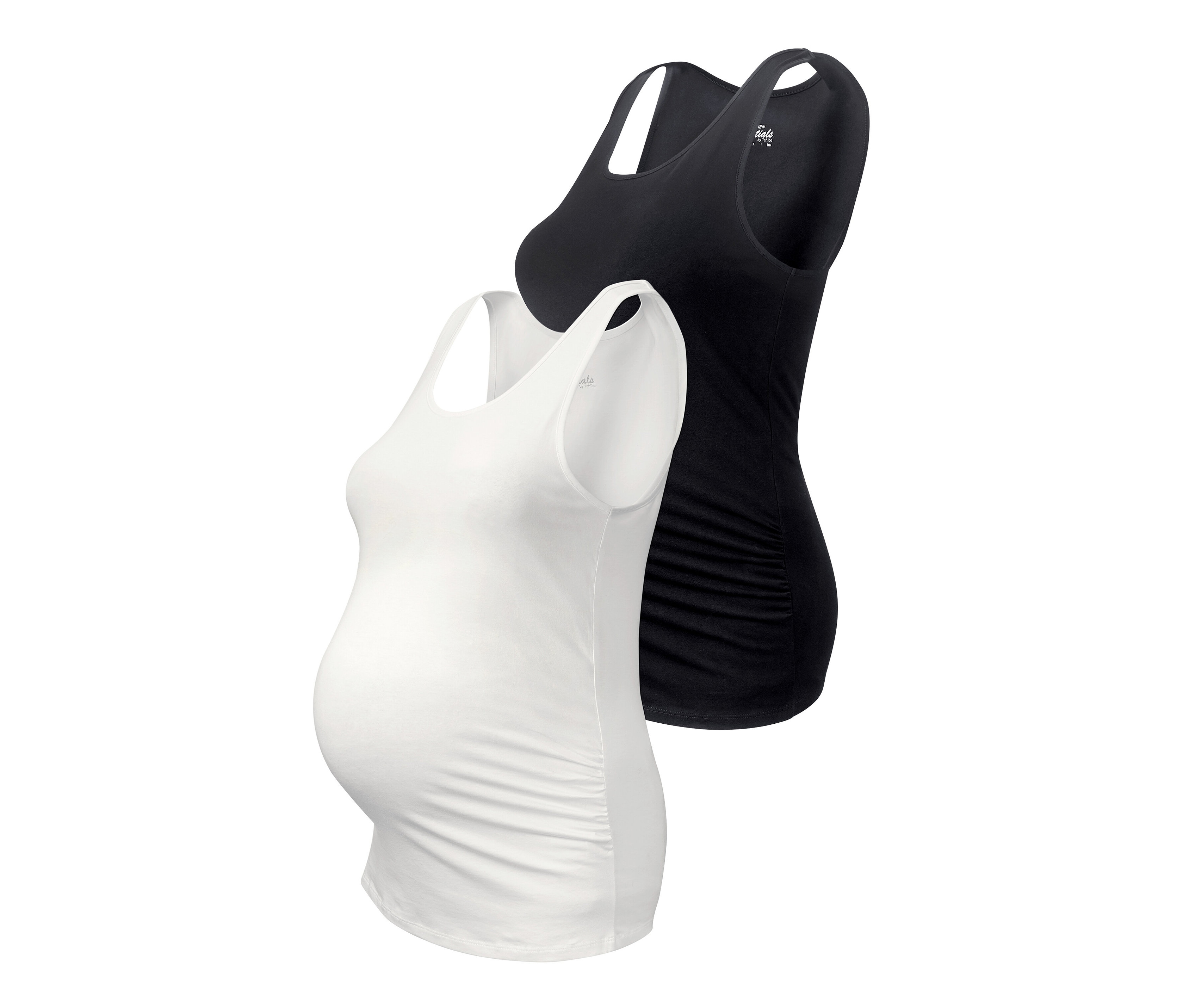 Tchibo - 2 Umstands-Tops - Damen - Gr. XL - schwarz