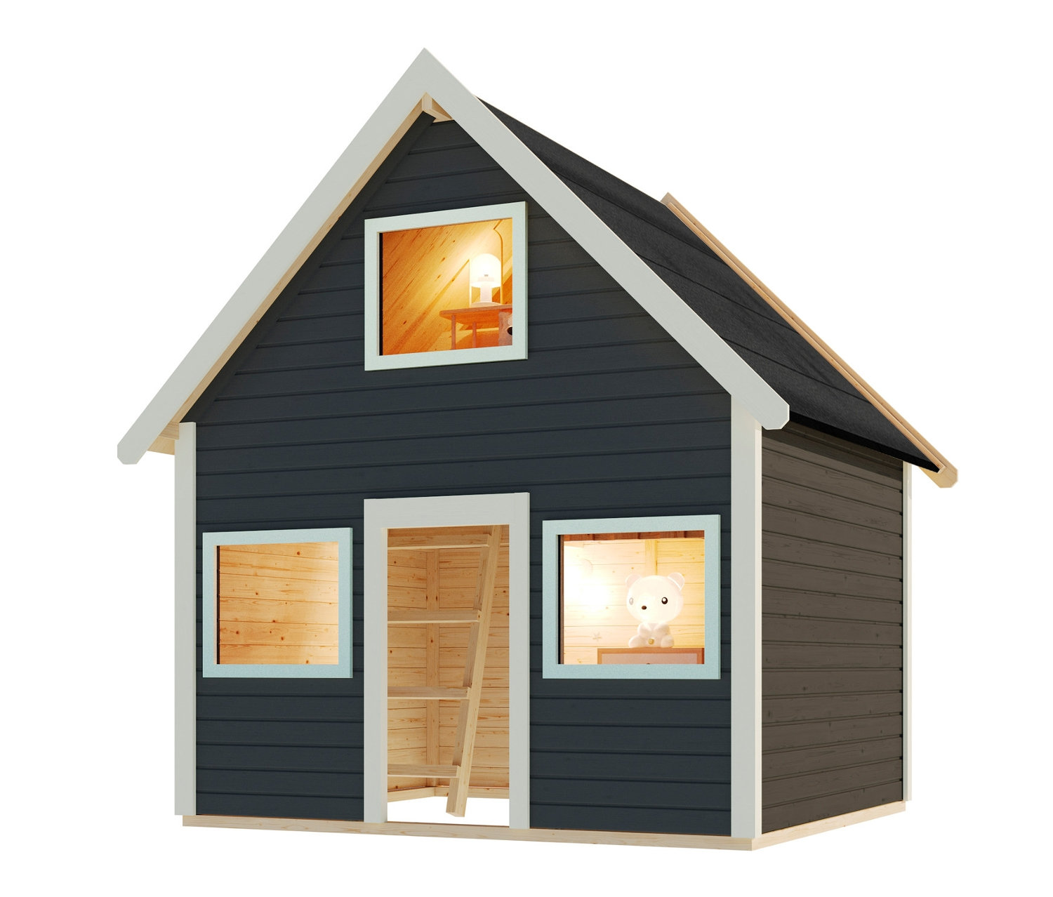 Karibu Spielhaus »Kalle« - weiß