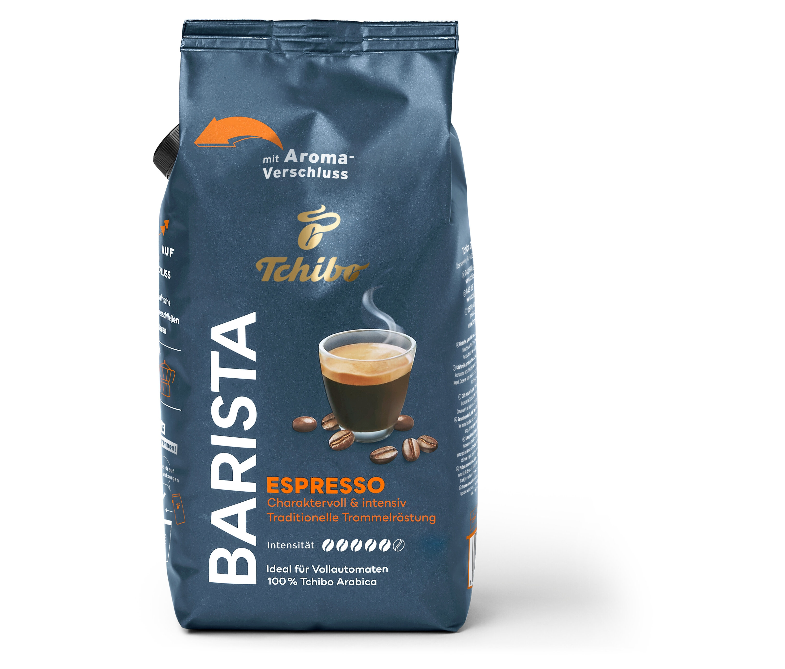 Tchibo - Barista Espresso - 1 kg Ganze Bohne - Intensität: 5/6