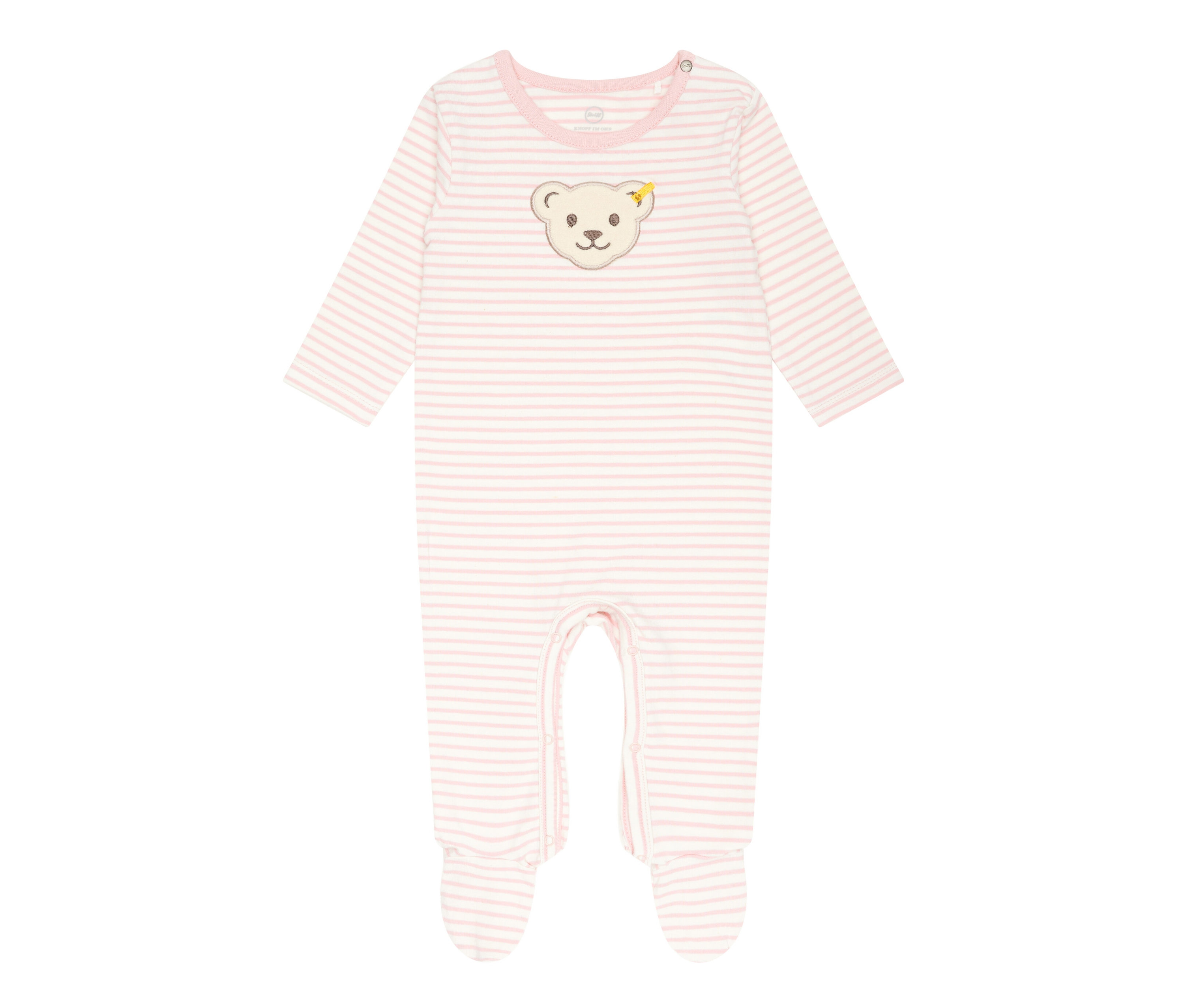 Steiff Baby-Strampler - Damen - Gr. 86 - rosa/gestreift