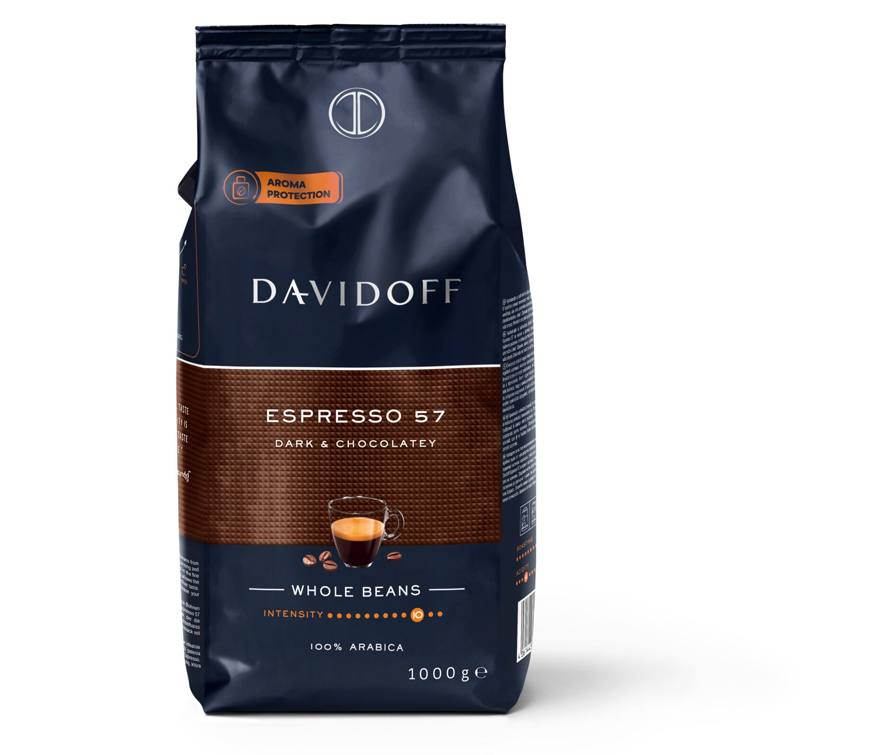 Tchibo - Davidoff Café Espresso 57 - 1 kg Ganze Bohne - Intensität: 10/12