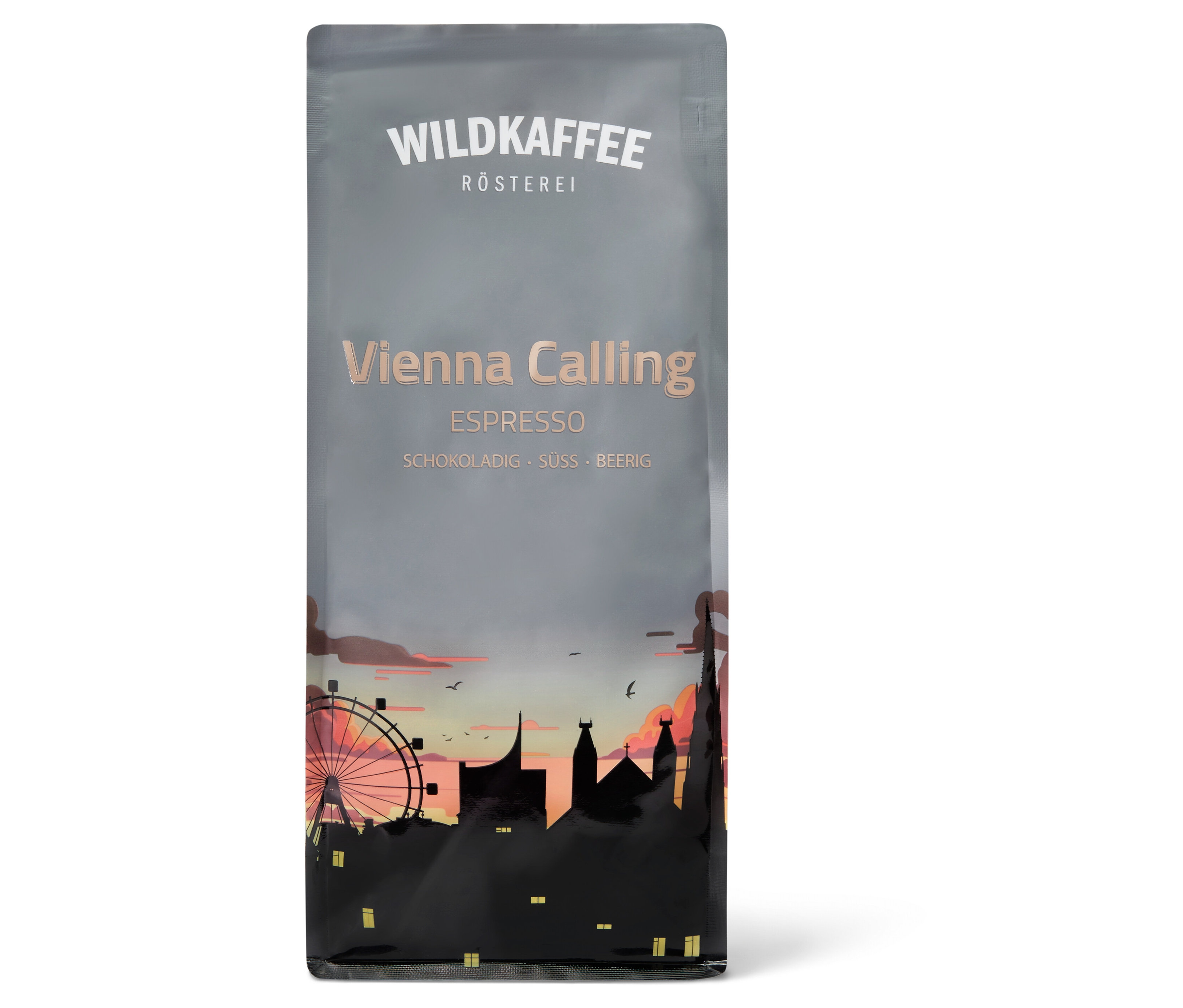 Wildkaffee - Vienna Calling Espresso - 1 kg Ganze Bohne - Intensität: 4/6