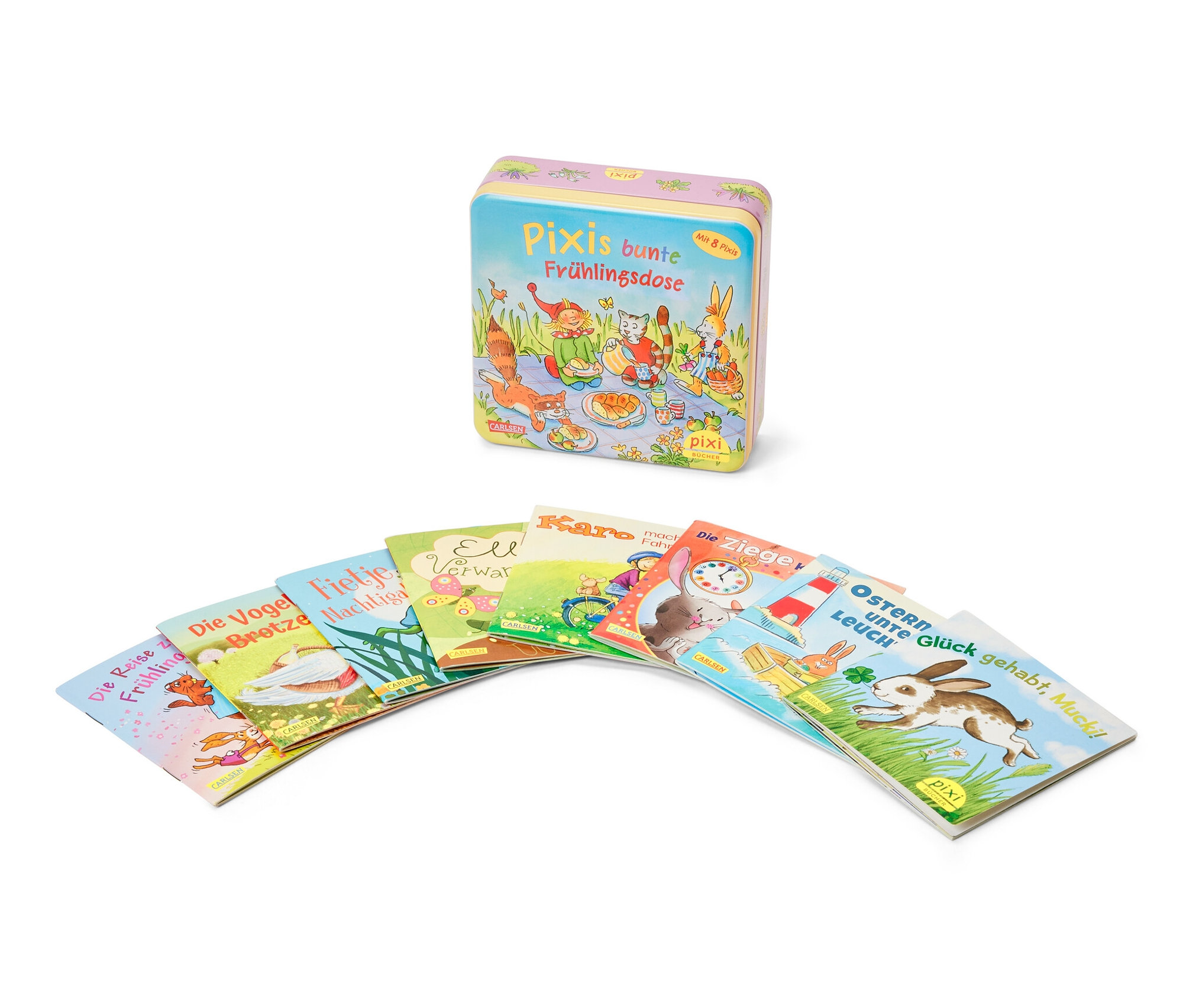 Tchibo - Bücher-Set »Pixis bunte Frühlingsdose«