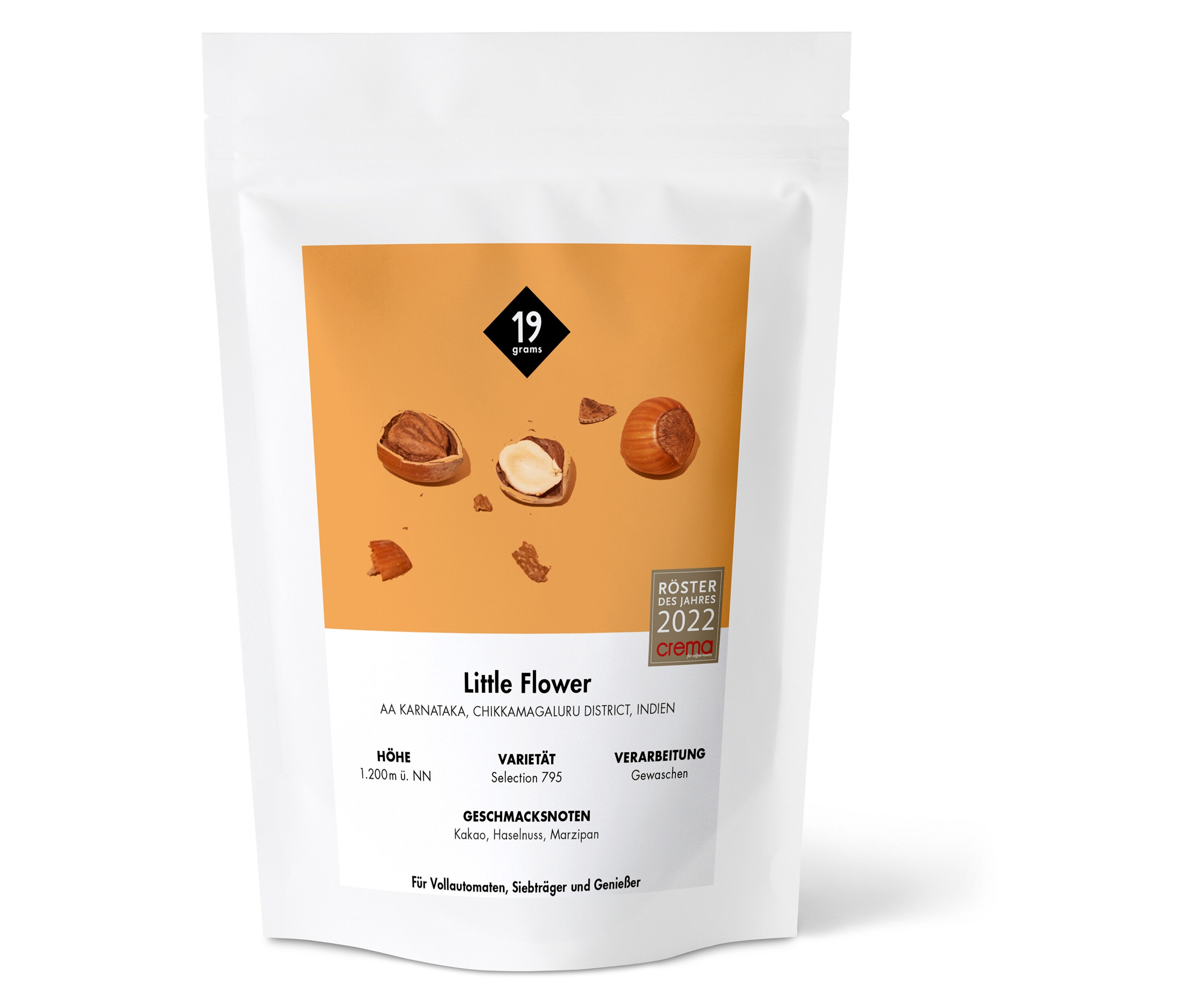 19grams - Little Flower Espresso - 250 g Ganze Bohne - Intensität: 5/6