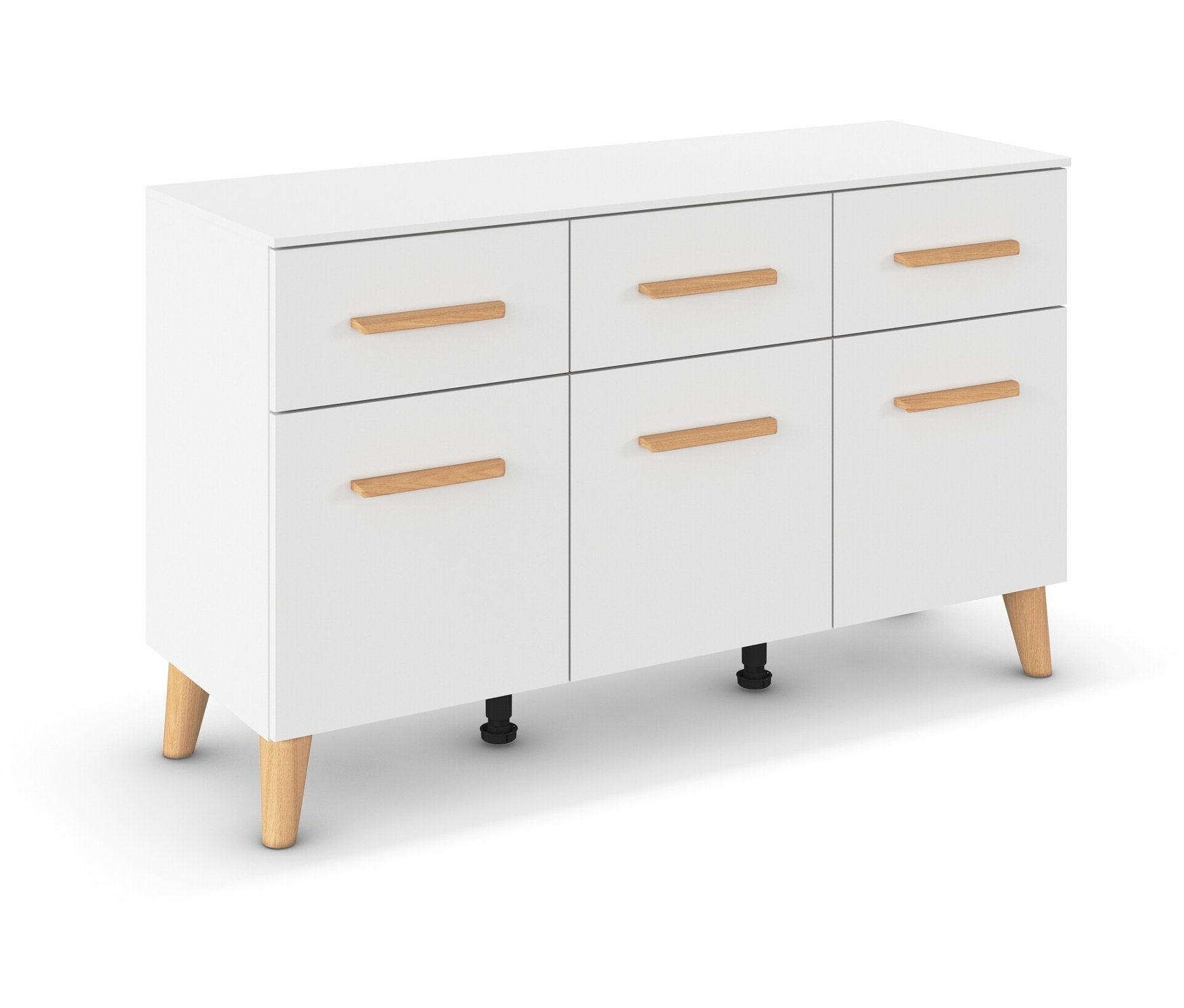 rauch Kommode »Skandi« - 120x42x72cm - weiß - Holz / Holz