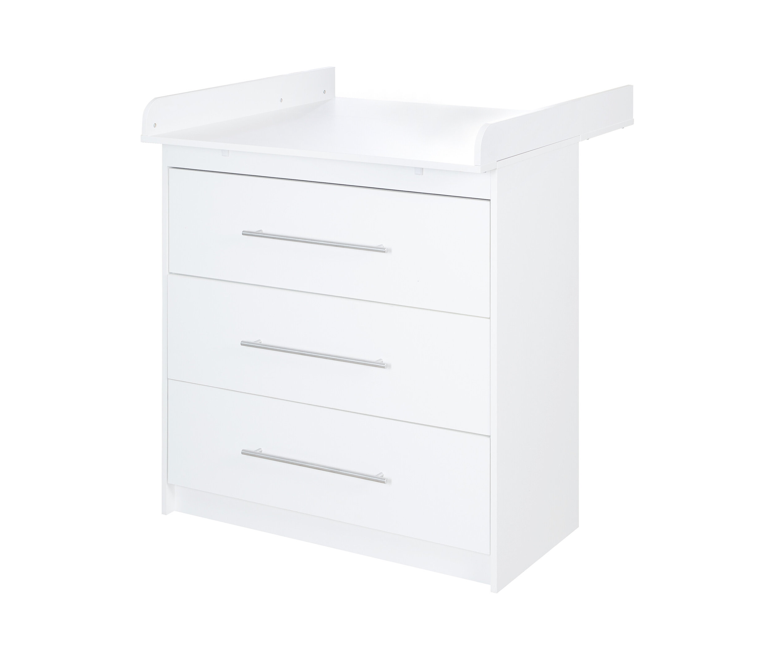 roba Wickelkommode »Maren« mit 3 Schubladen - 117x75x98,5cm - weiß - Holz / Metall