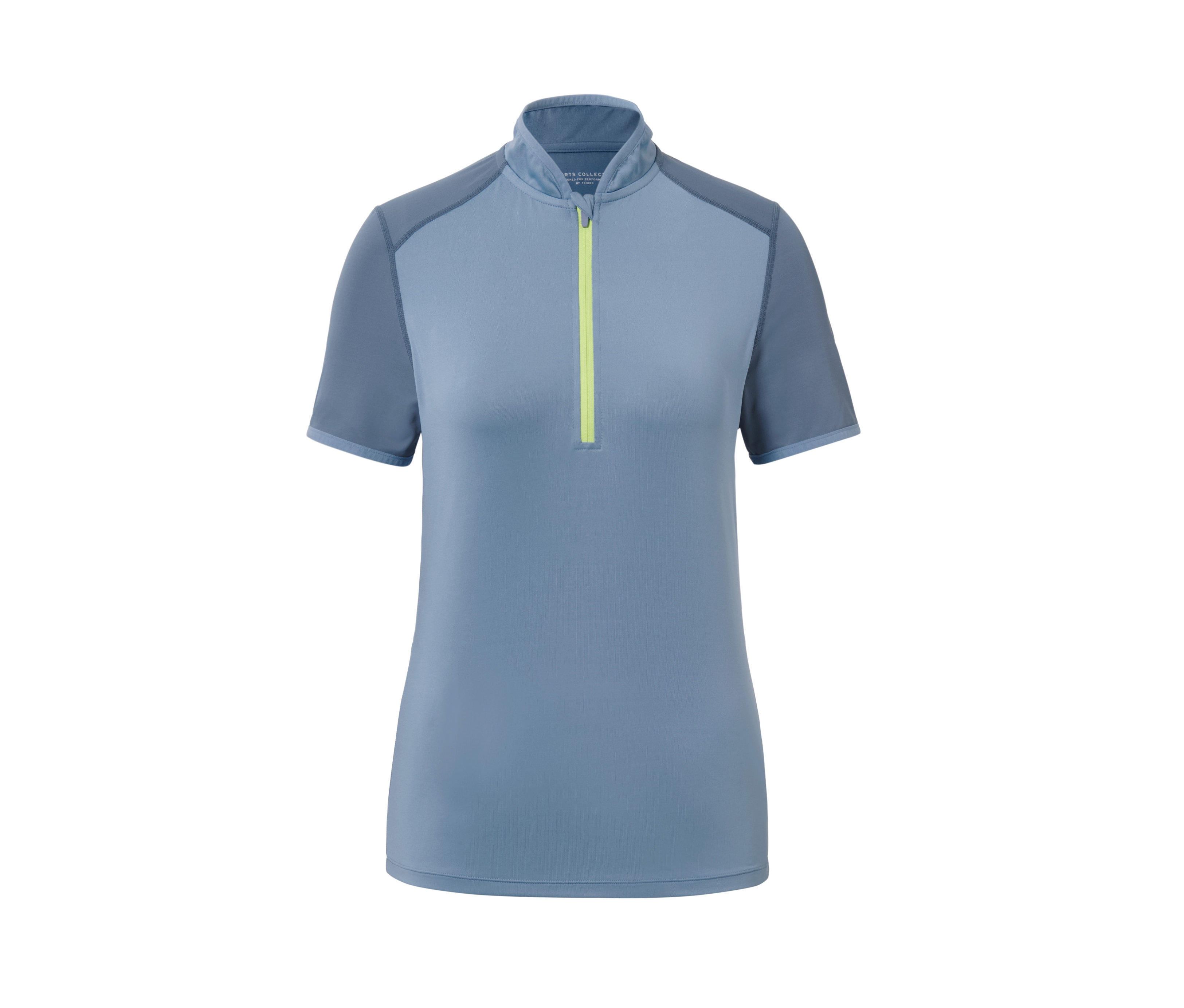 Tchibo - Kurzarm-Rad-Shirt - Damen - Gr. L - hellblau