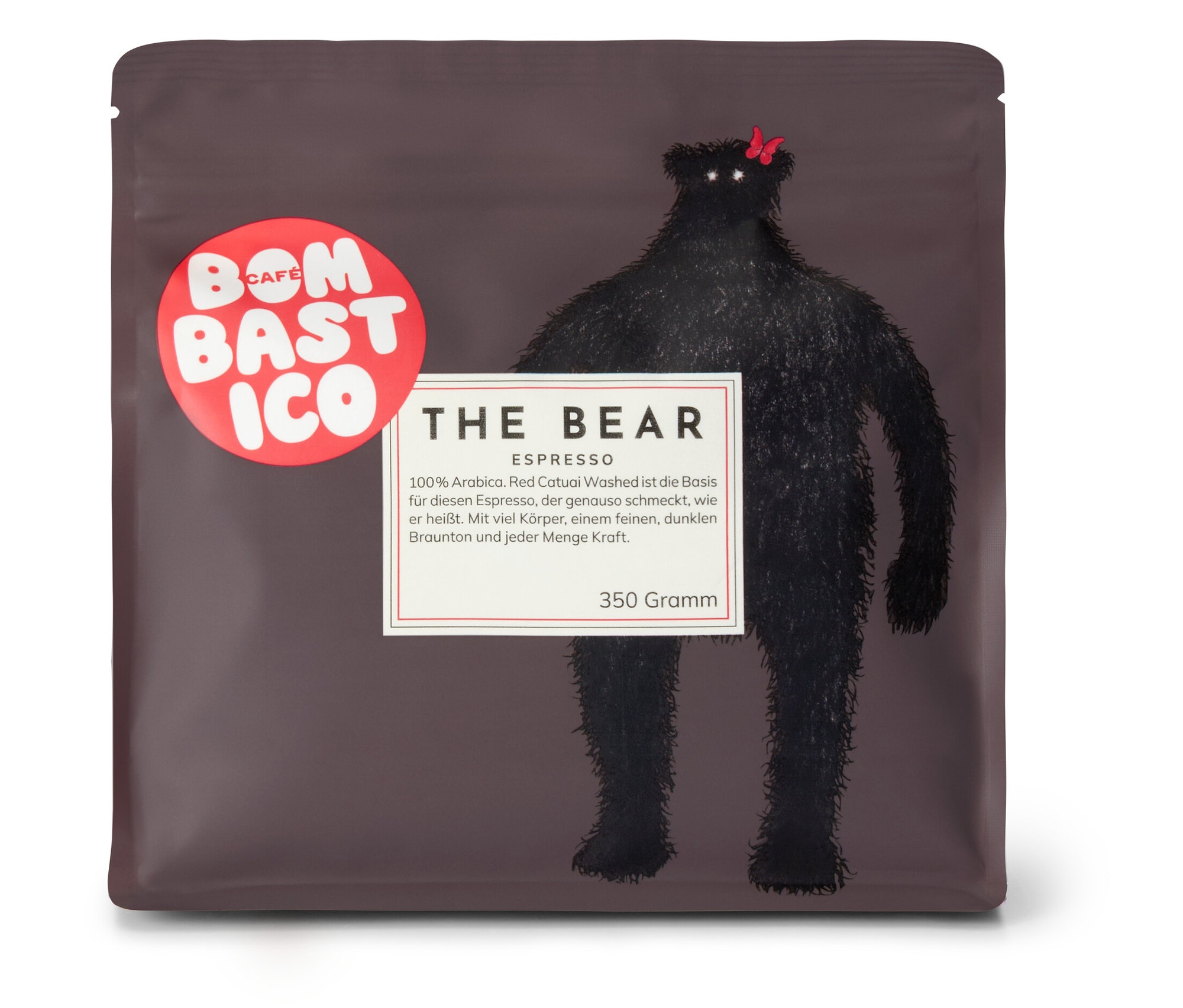 Tchibo - Bombastico - The Bear Espresso - 350 g Ganze Bohne - Intensität: 5/6