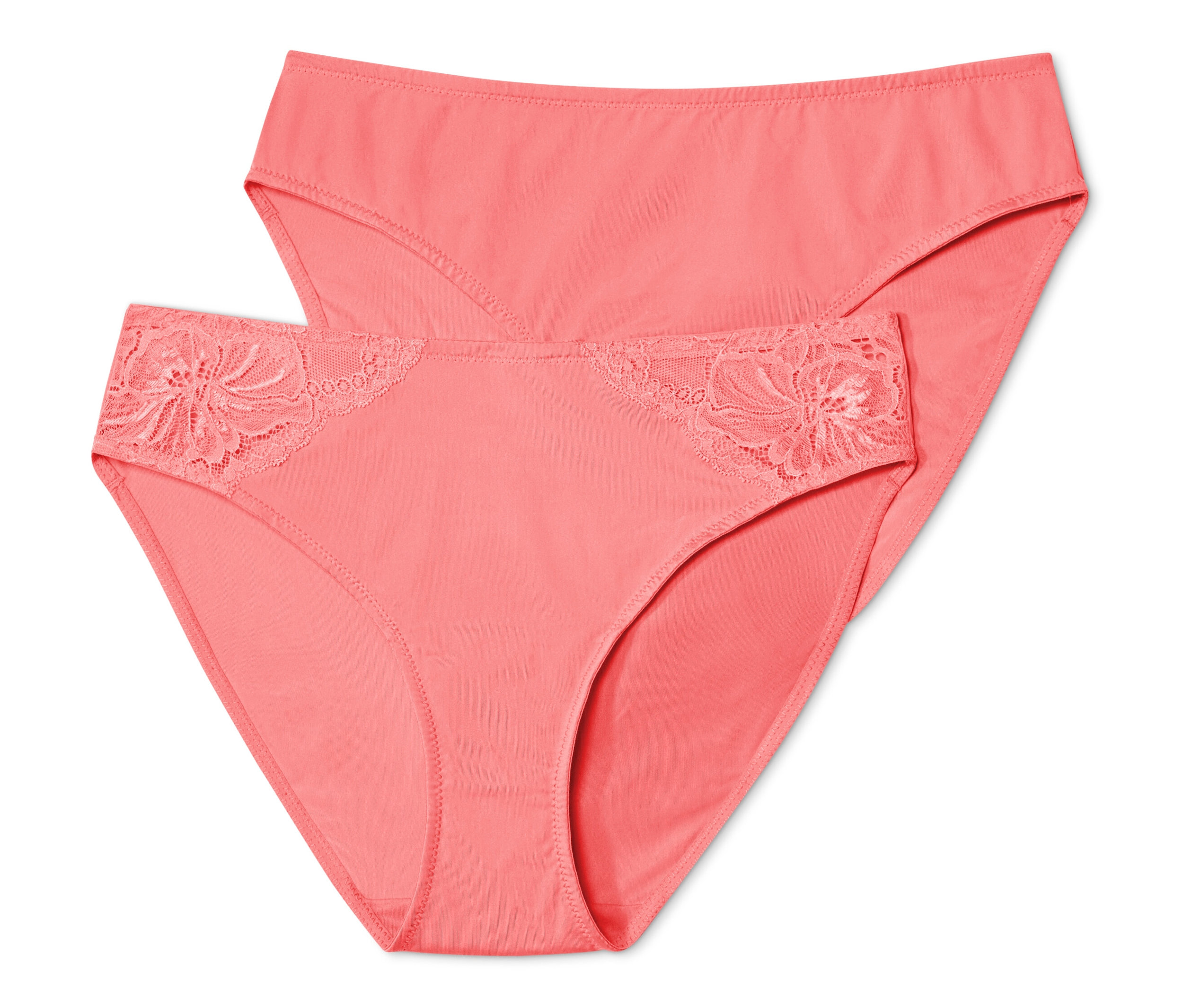 Tchibo - 2 Slips - Damen - Gr. S - orange